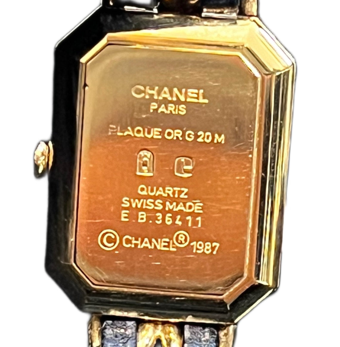 CHANEL PREMIERE QZ WATCH L SIZE 16cm