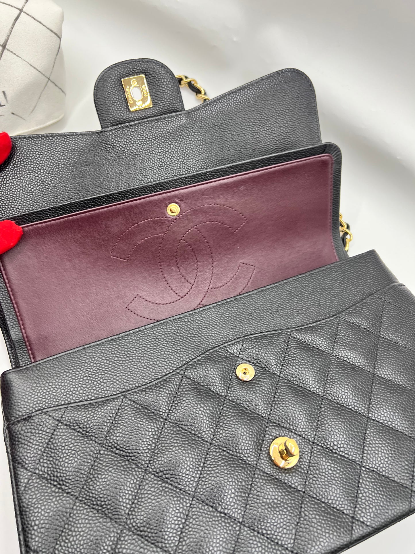 Chanel Caviar Jumbo Double Flap