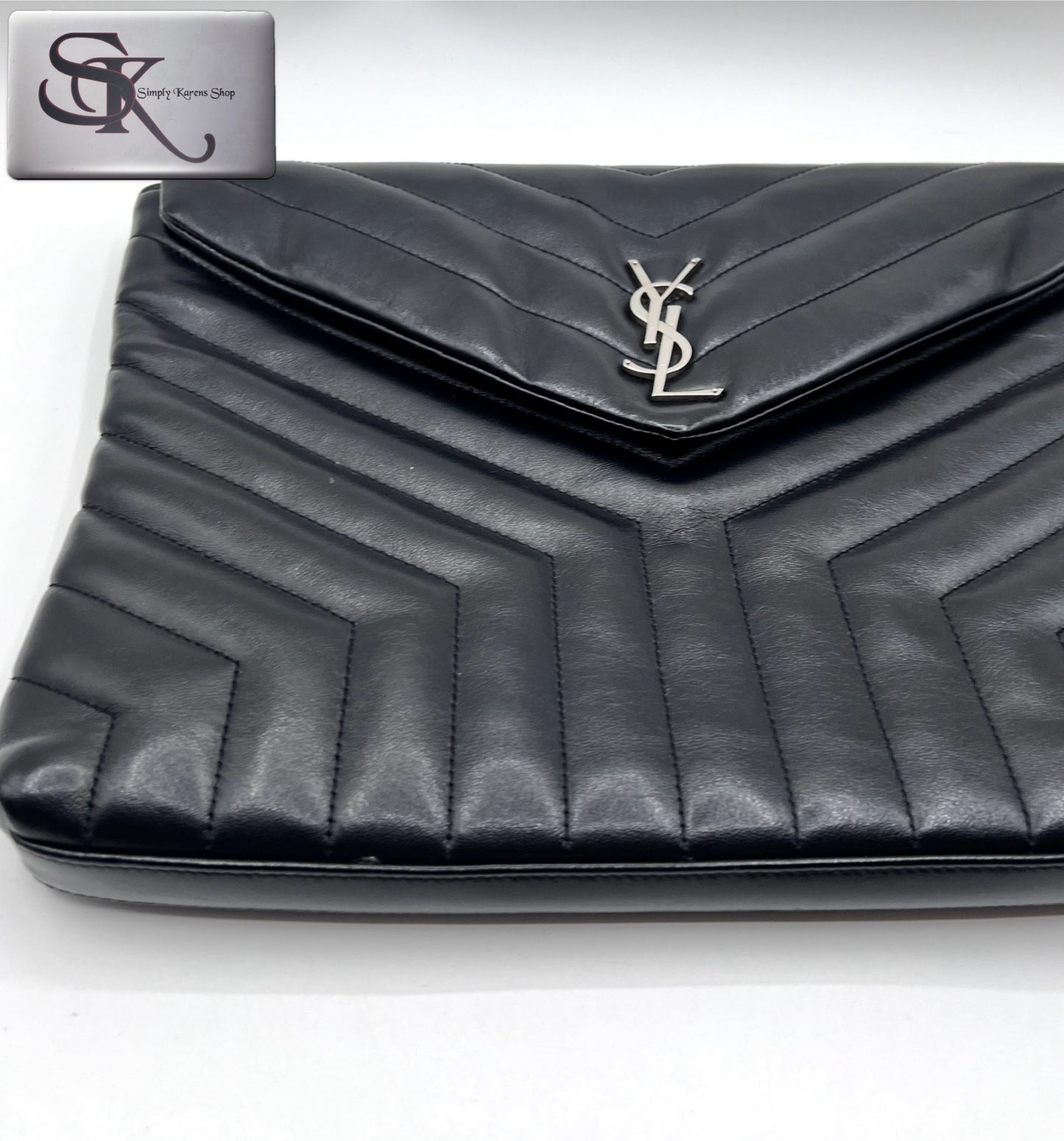 Yves Saint Laurent Calfskin Y Monogram Lou Lou Document Holder S 33 X 26                     (🇵🇭P37,840)