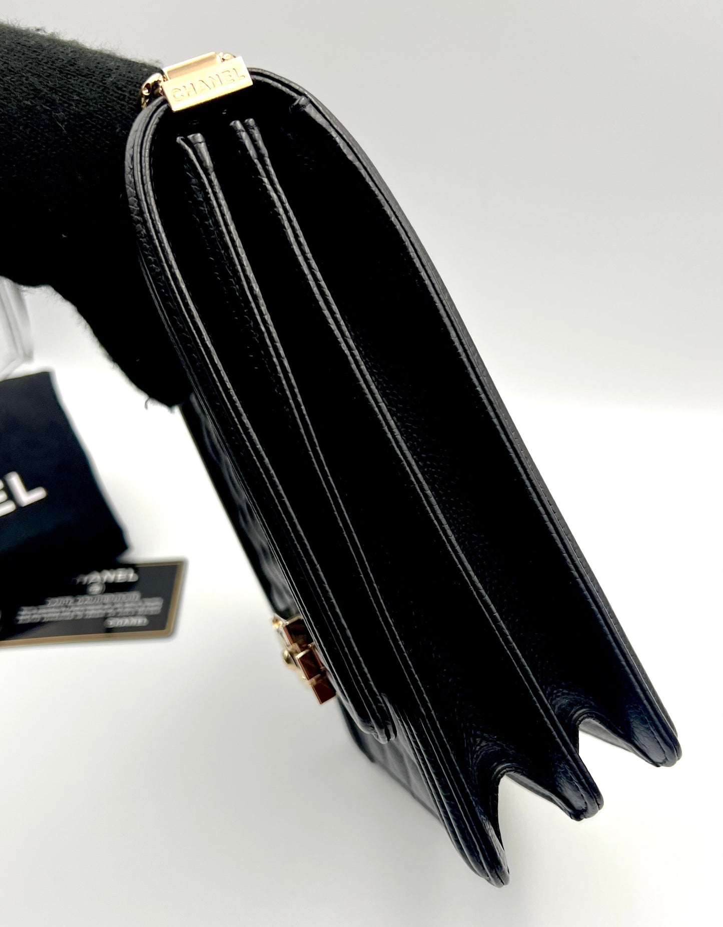 Chanel Leboy North South Black Caviar GHW Series 28 w/ Card Dustbag & Box               (🇯🇵P197,800)