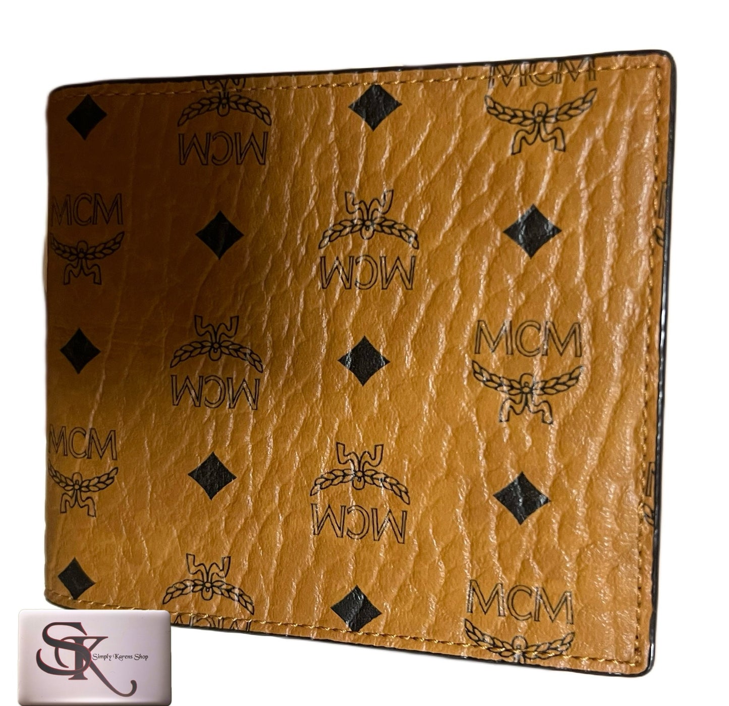 Mcm Cognac Bifold Short wallet for men