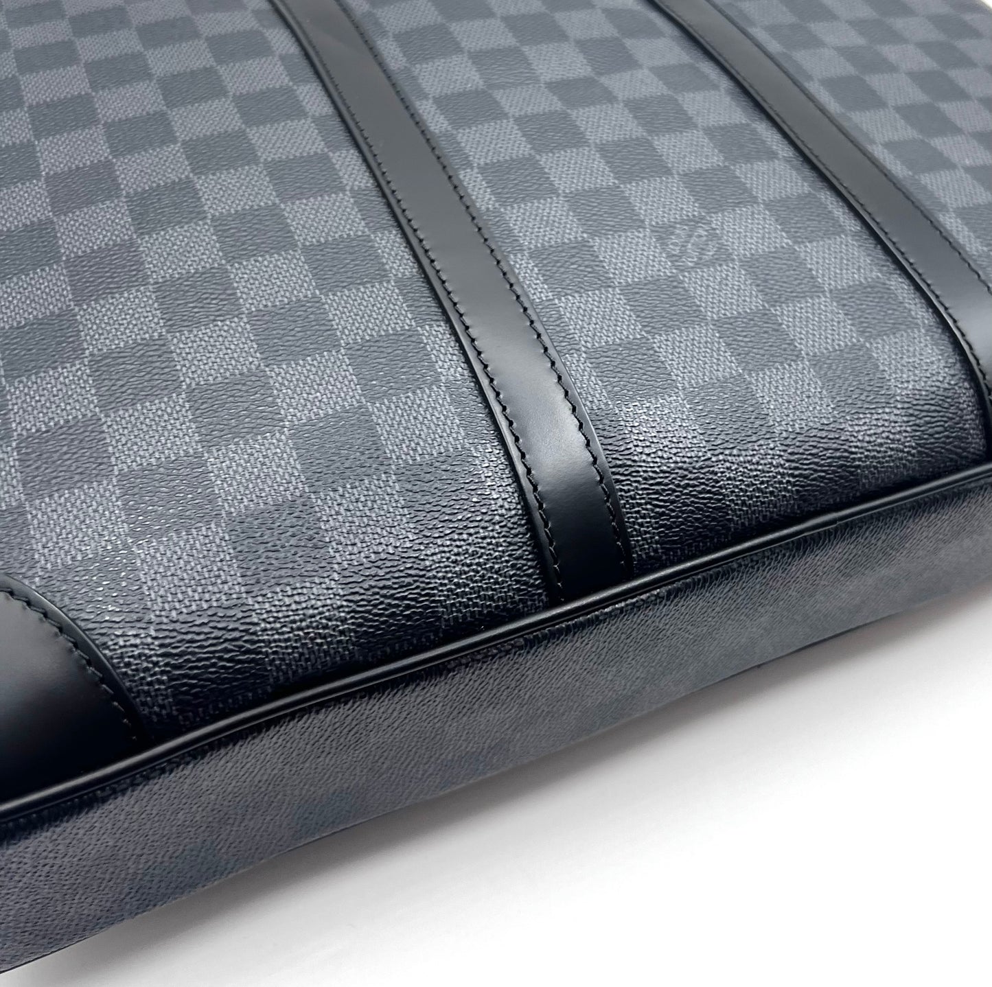 Louis Vuitton Porte Document Voyage Pm Briefcase Graphite Canvas (🇵🇭P46,440)