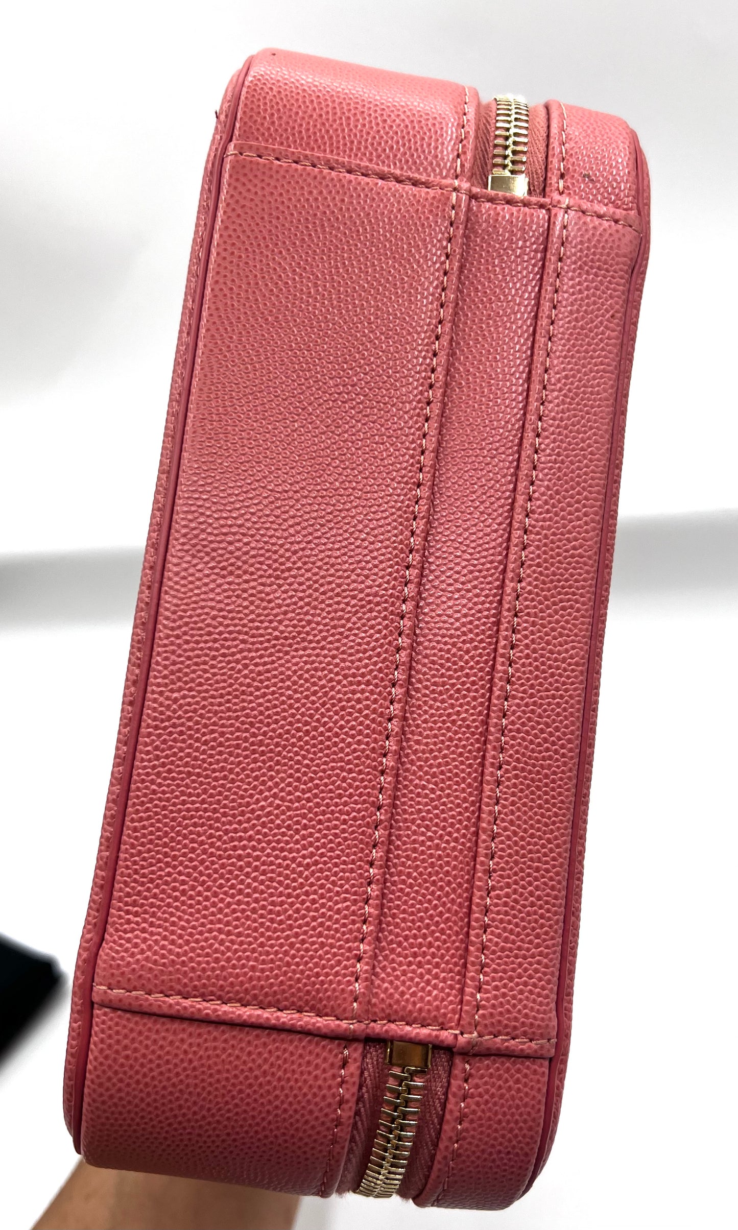 Chanel Caviar Vanity 21cm Rose Gold GHW Series 28        (🇵🇭P180,600)