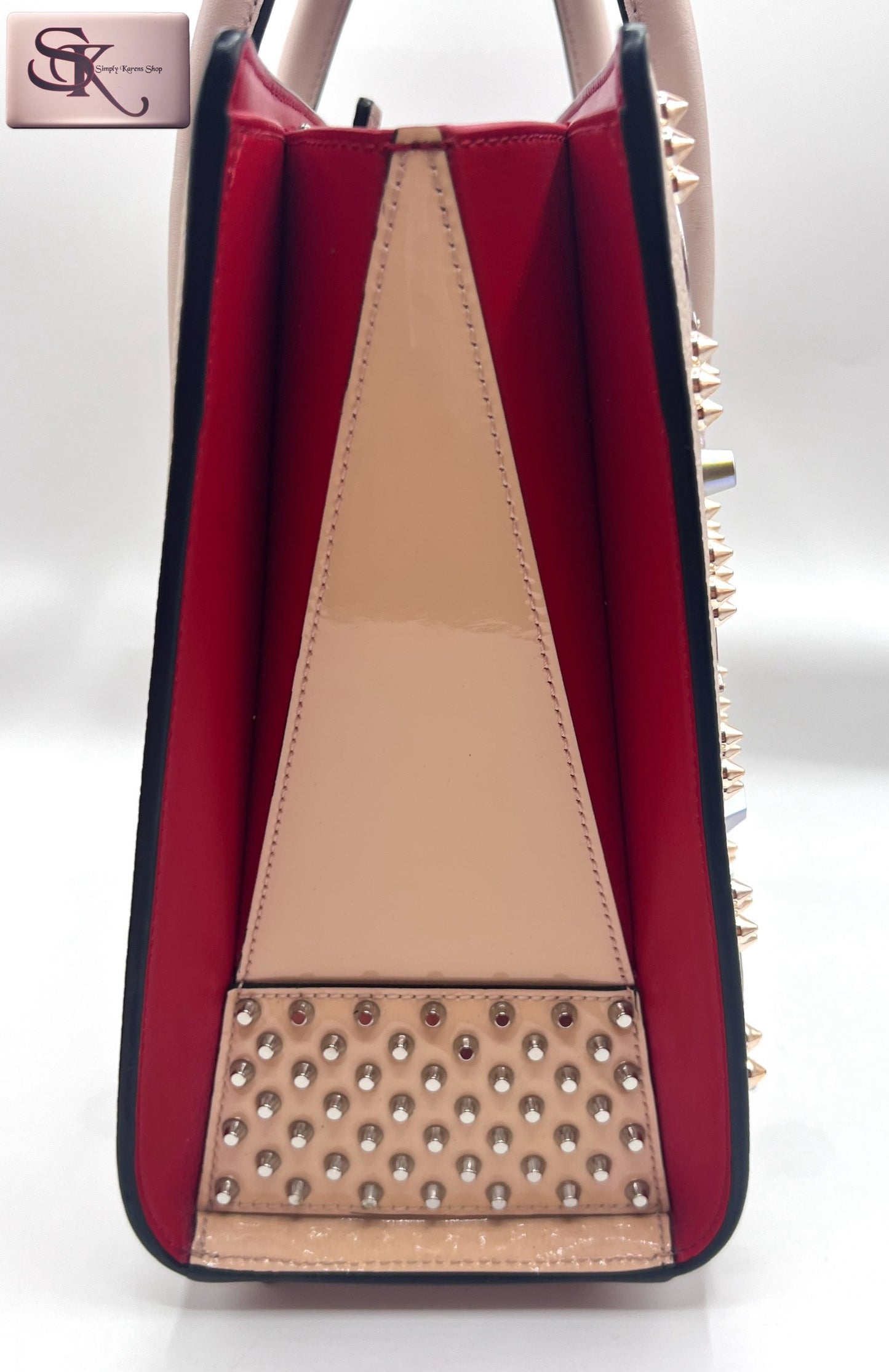 Christian Louboutin Paloma Top Handle in Loubinthesky Leather