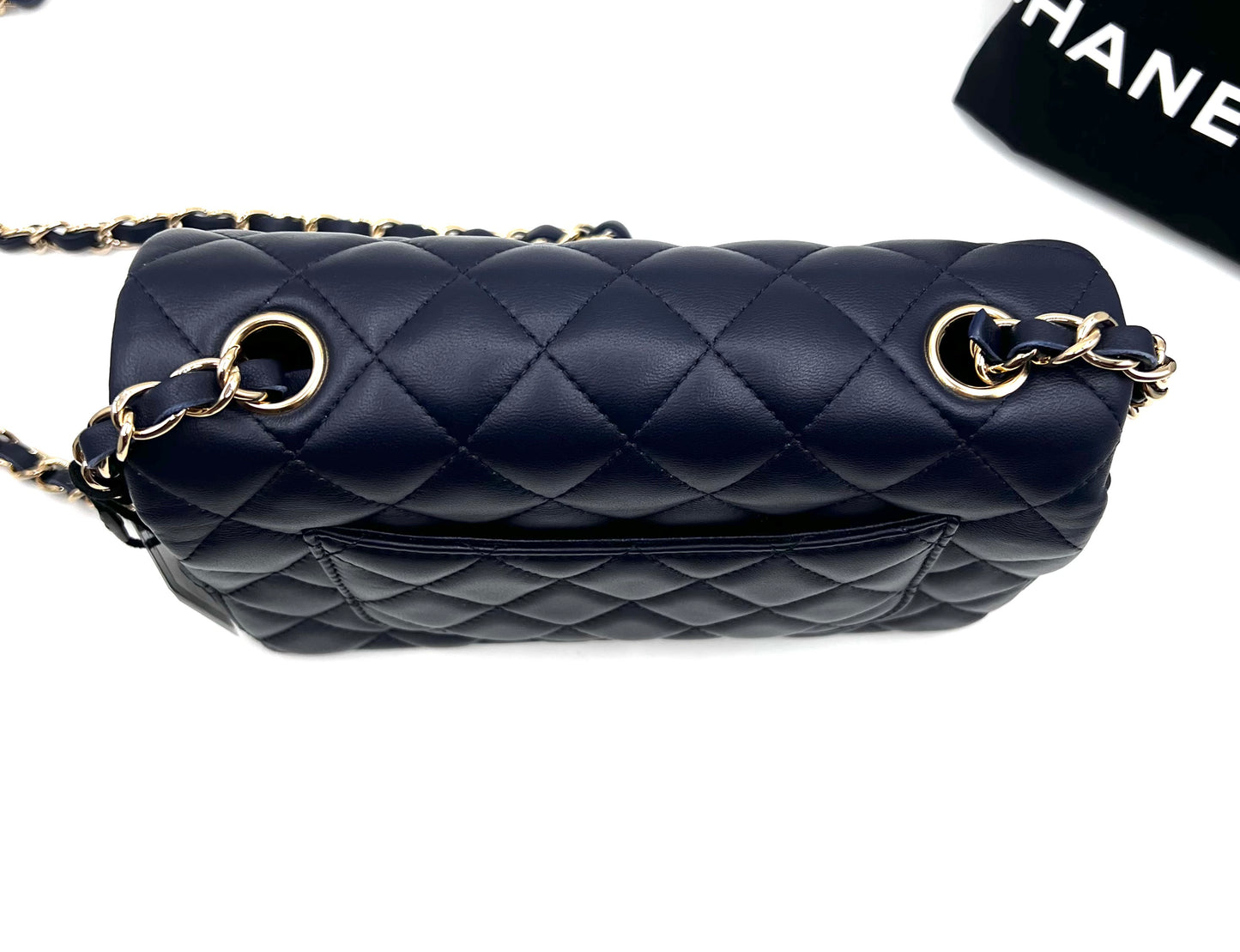 Chanel Classic Mini Flap Dark Blue Lambskin GHW 29Holo      (🇵🇭P257,140)