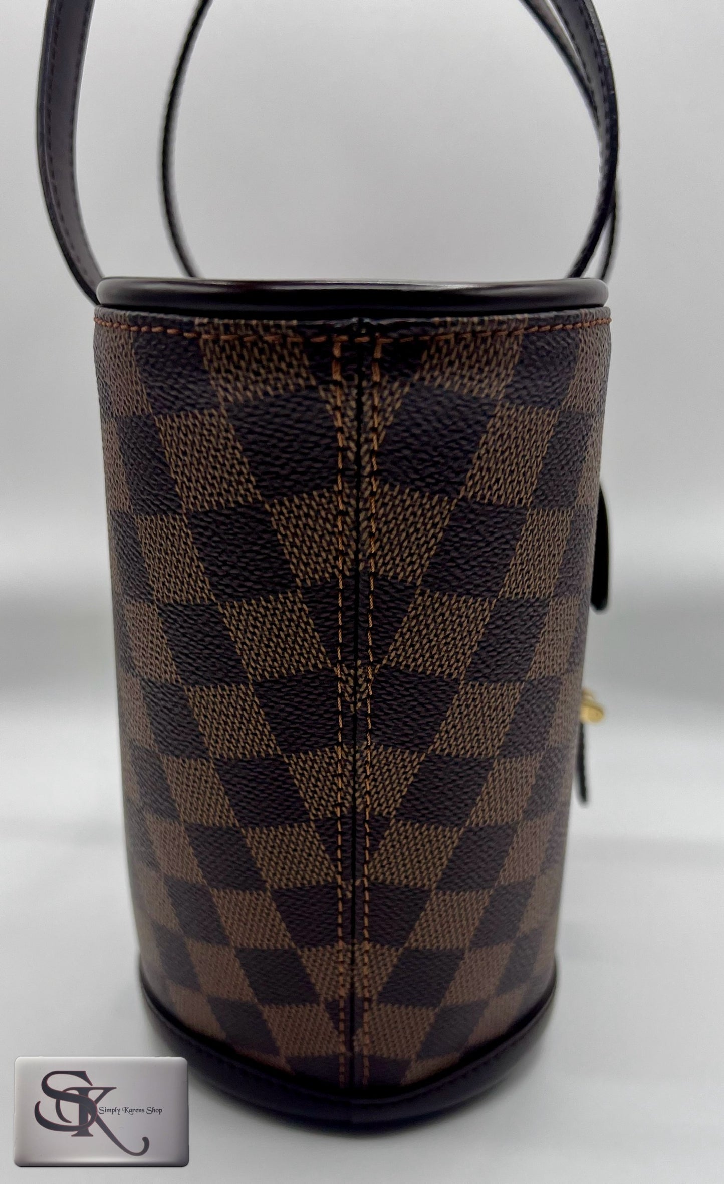 LV DAMIER EBENE MANOSQUE PM SIZE HAND BAG