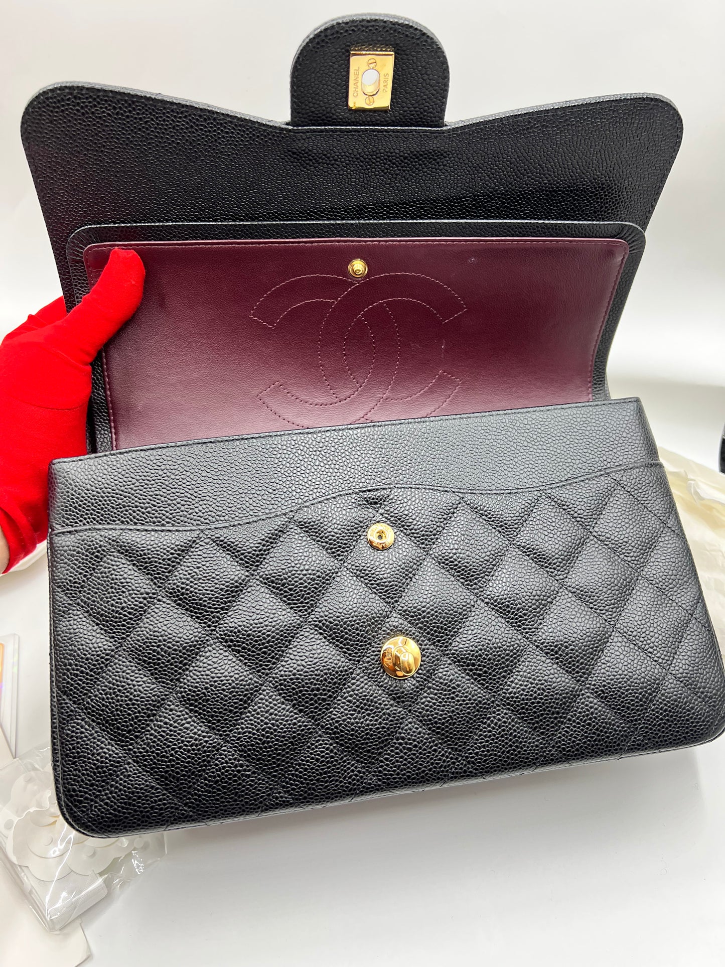 Chanel Caviar Jumbo Double Flap