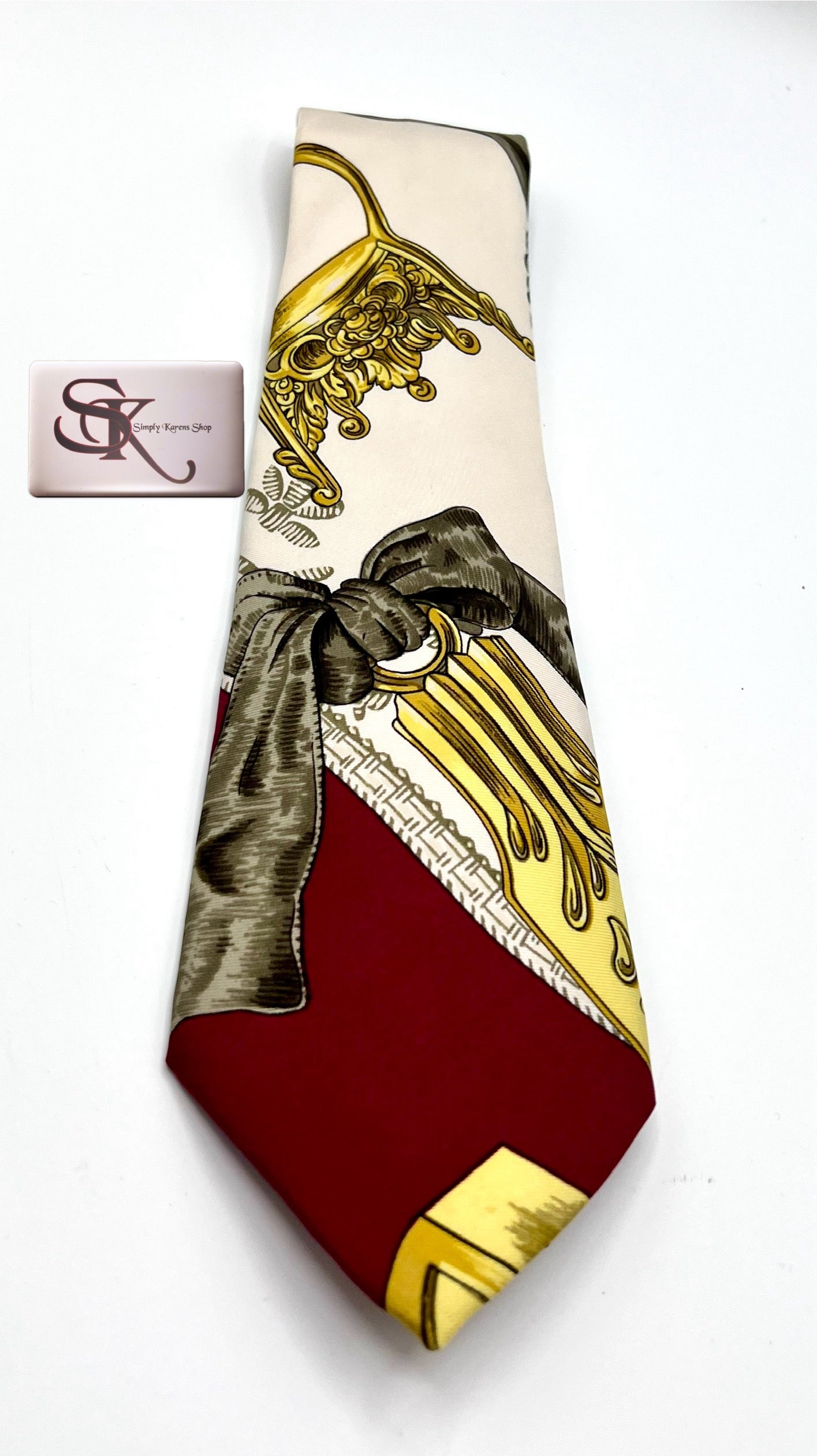 Hermes Silk Necktie