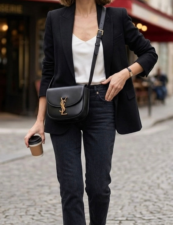 Ysl Kaia Small Leather Shoulder Bag  (🇵🇭P59,340)