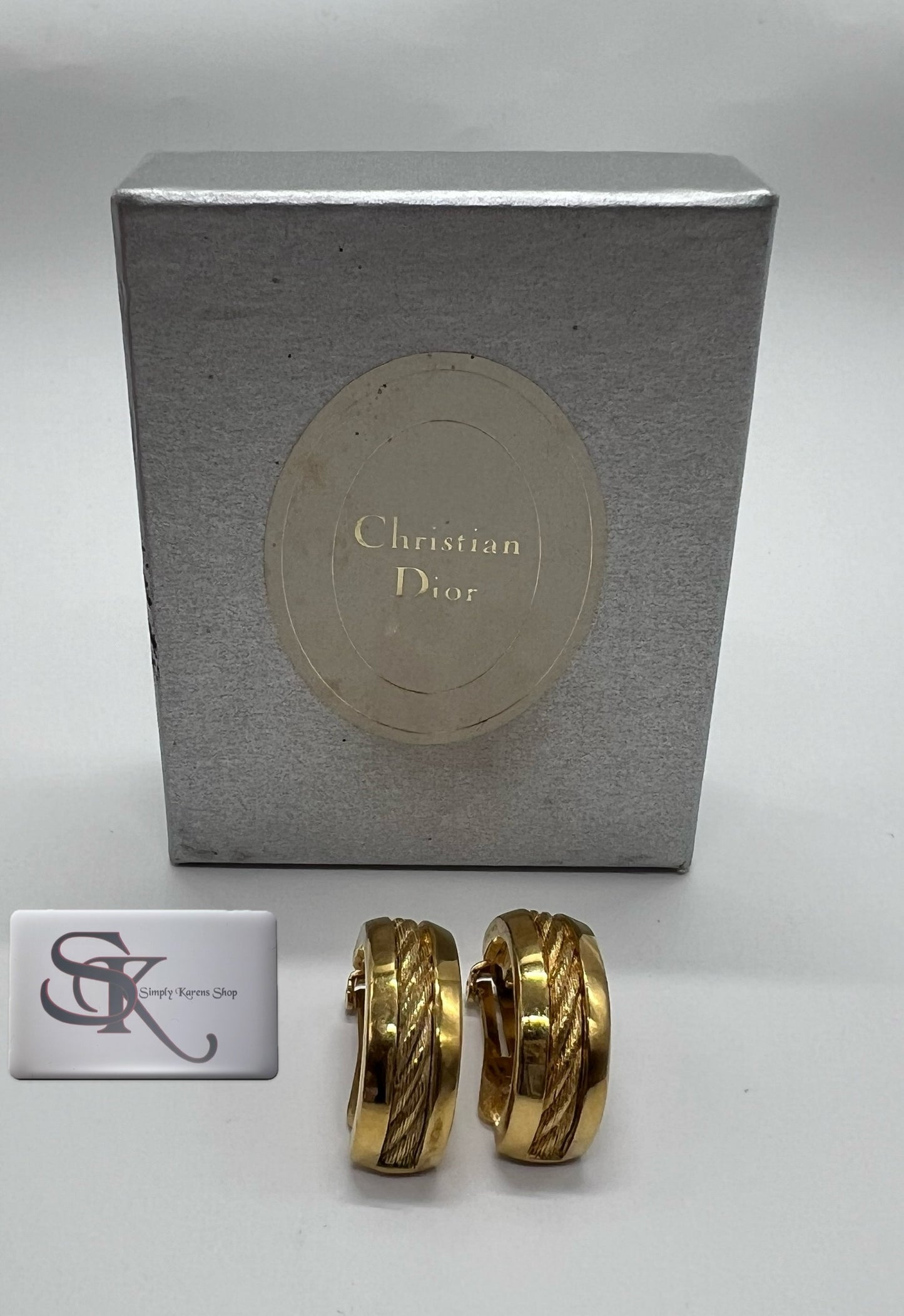 Christian Dior Clip on Earings