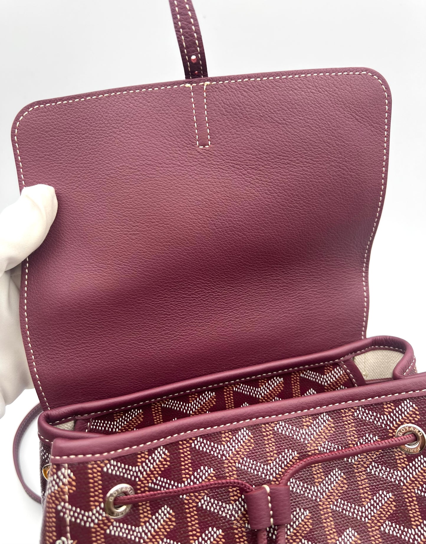 Goyard Alpin Mini Burgundy Back Pack (🇵🇭P206,400)