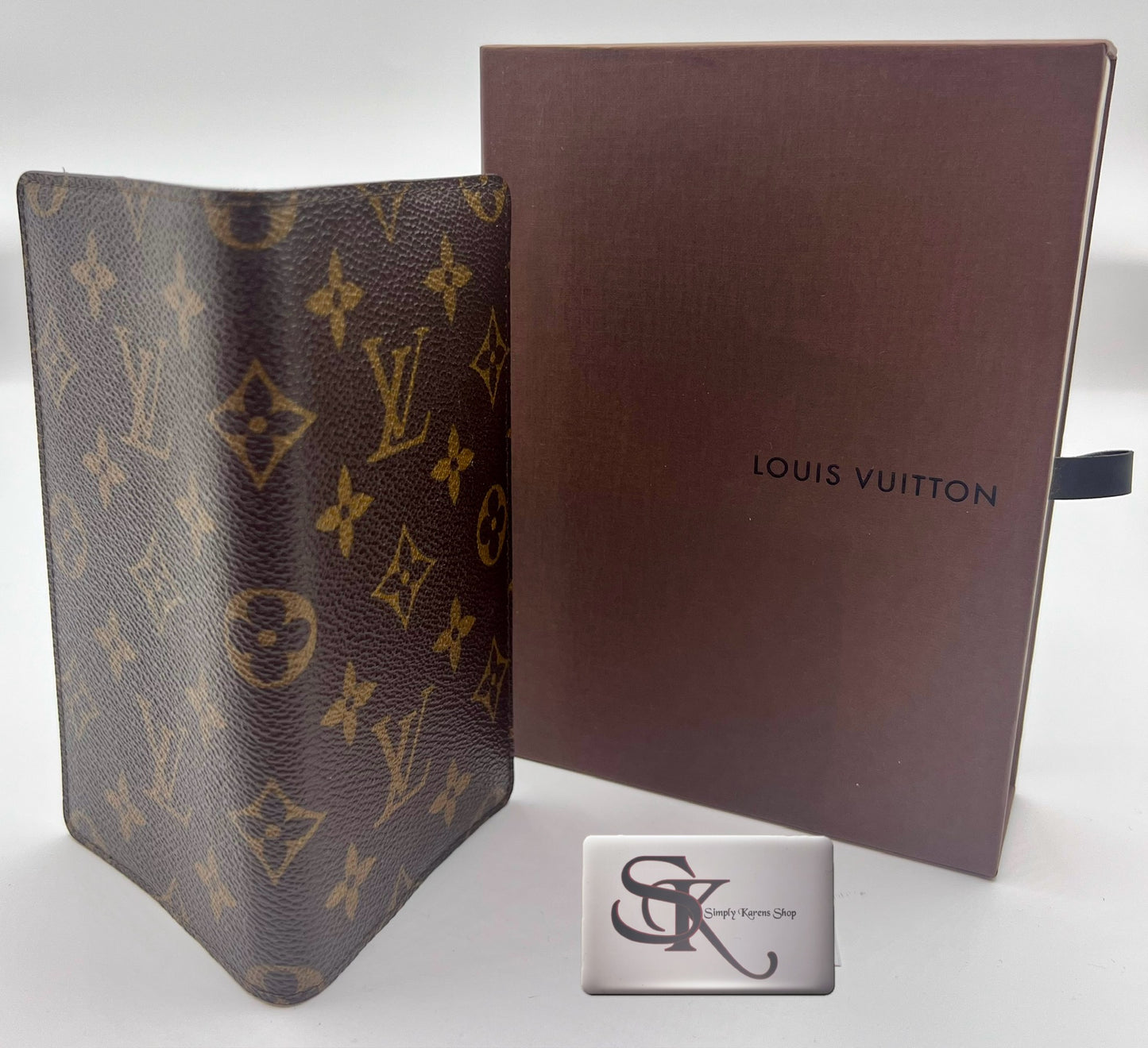 LV MONOGRAM AGENDA CHECK BOOK