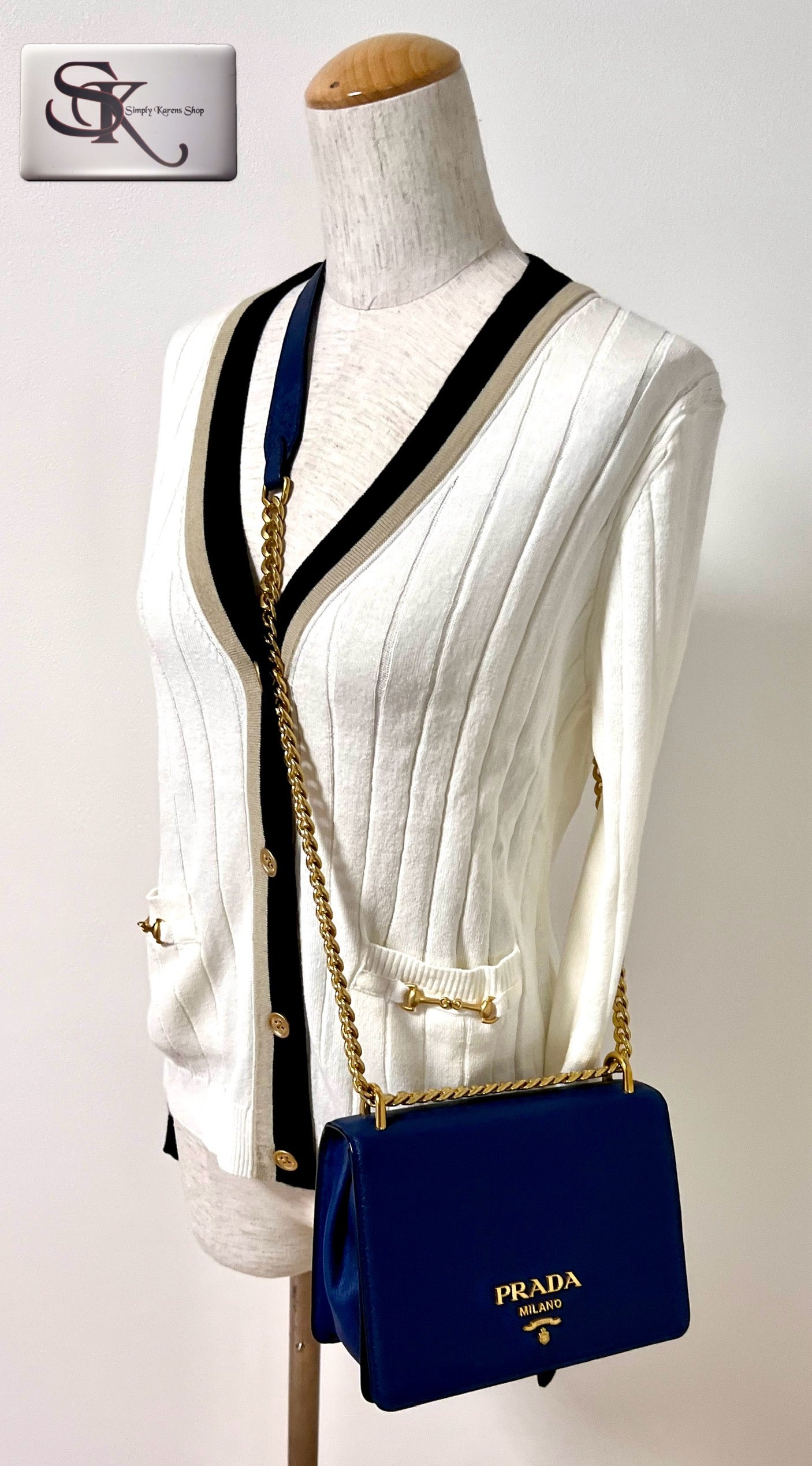 Prada Saffiano flap Chain crossbody