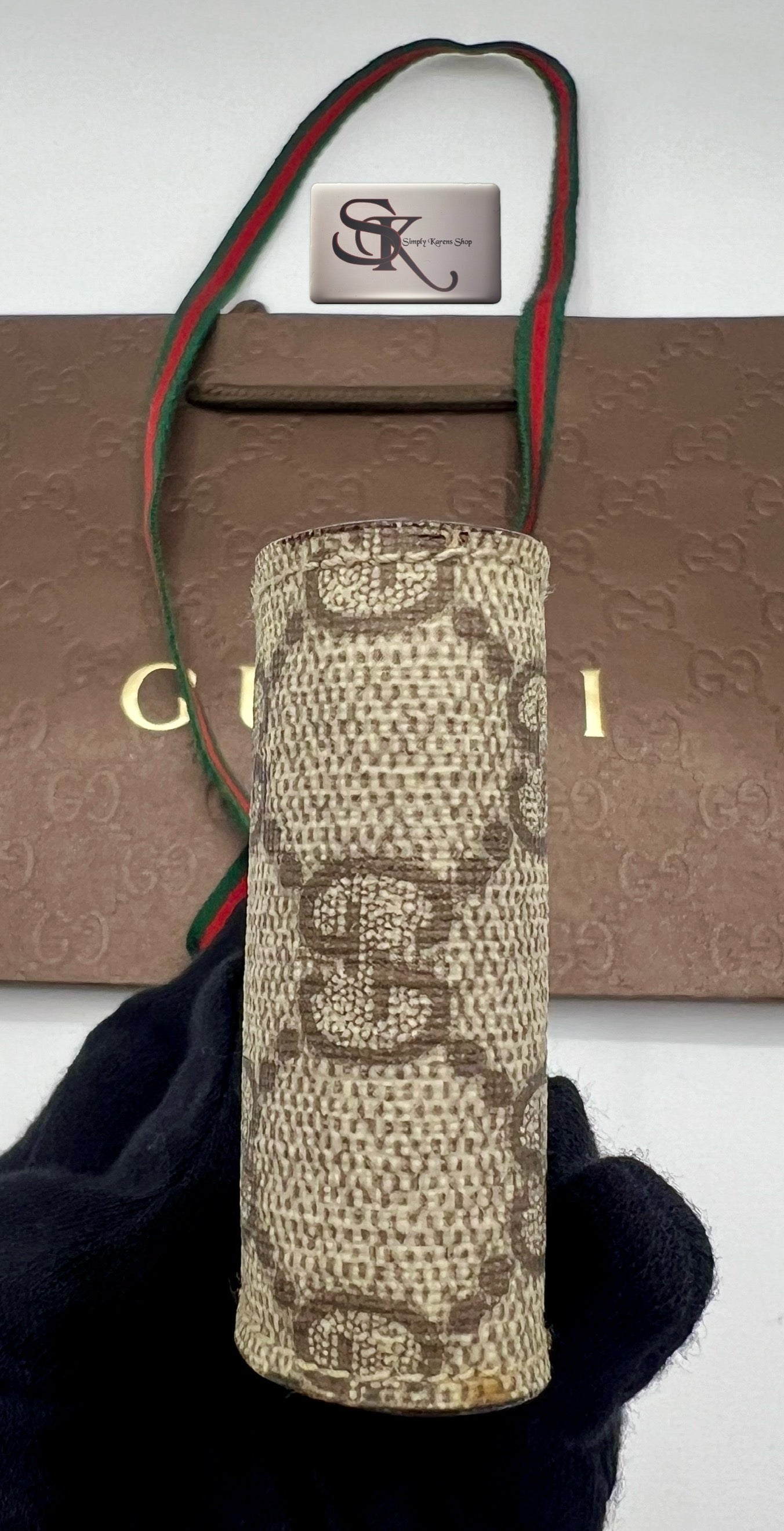 GUCCI GG SUPREME WEB STRAP IPOD CASE