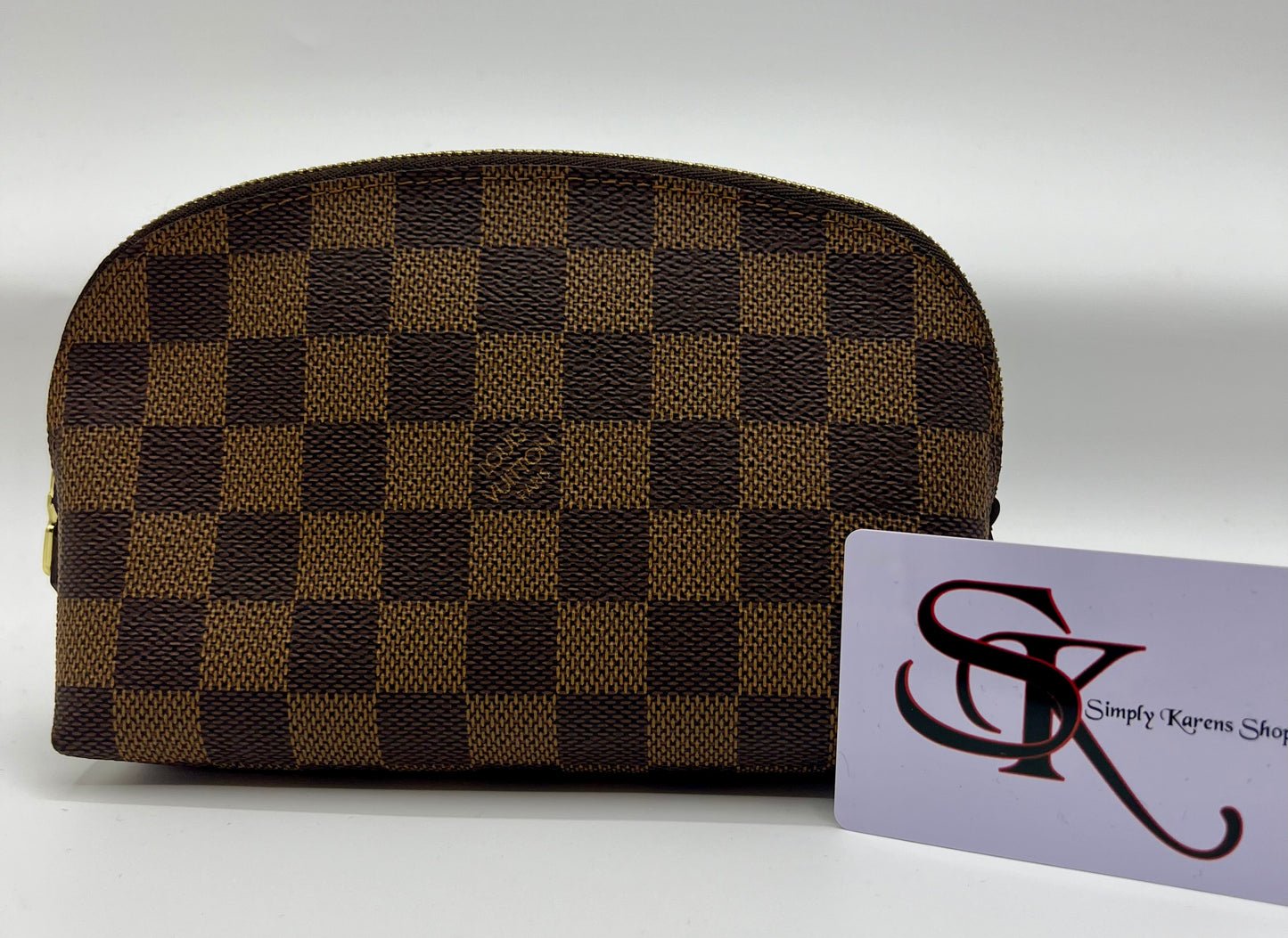 LV DAMIERE EBENE COSMETIC POUCH PM SIZE