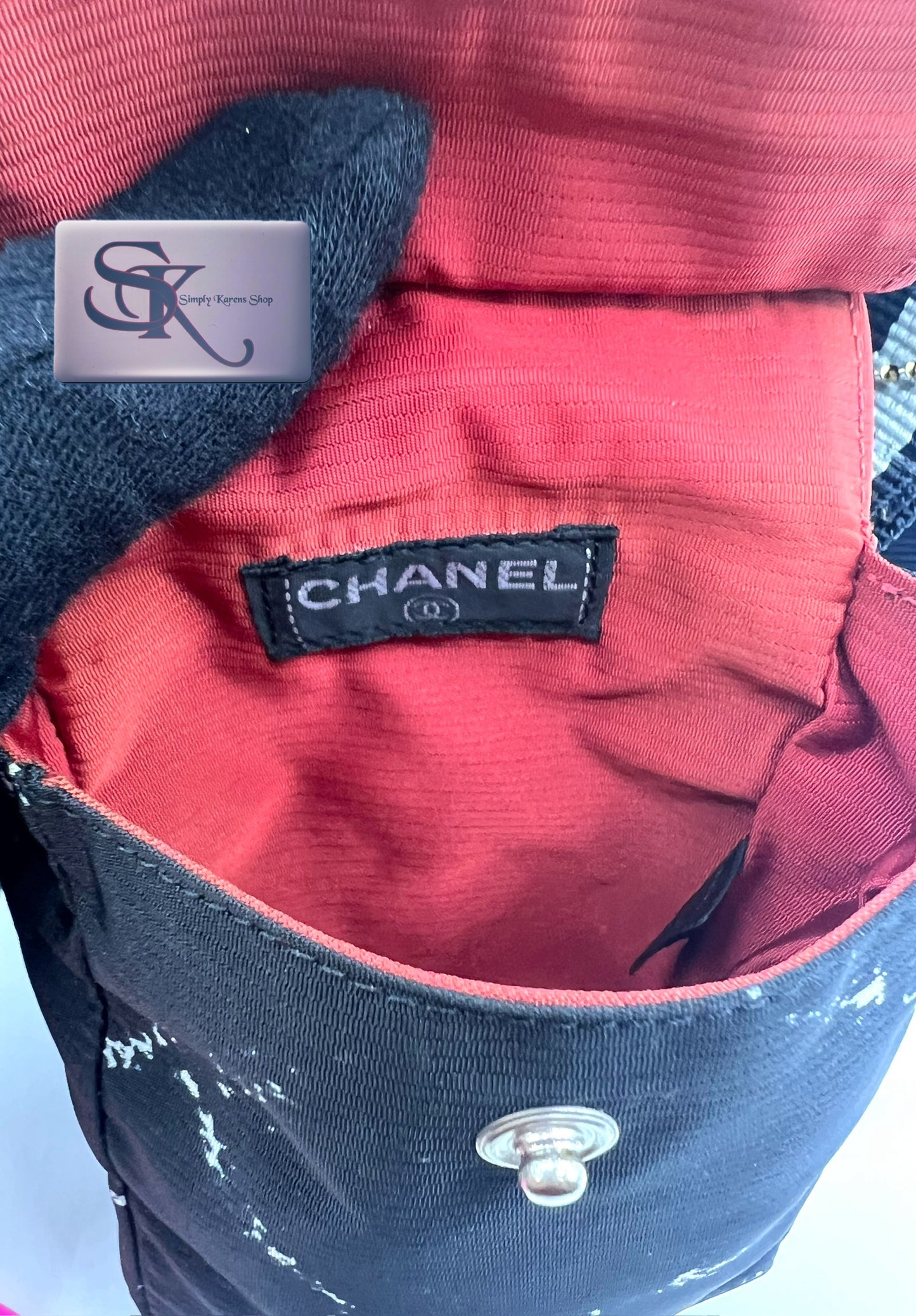 Chanel Black Travel Line Waist Pouch Size 100cm X 112cm / 39 X 44 inches     🇵🇭P19,200