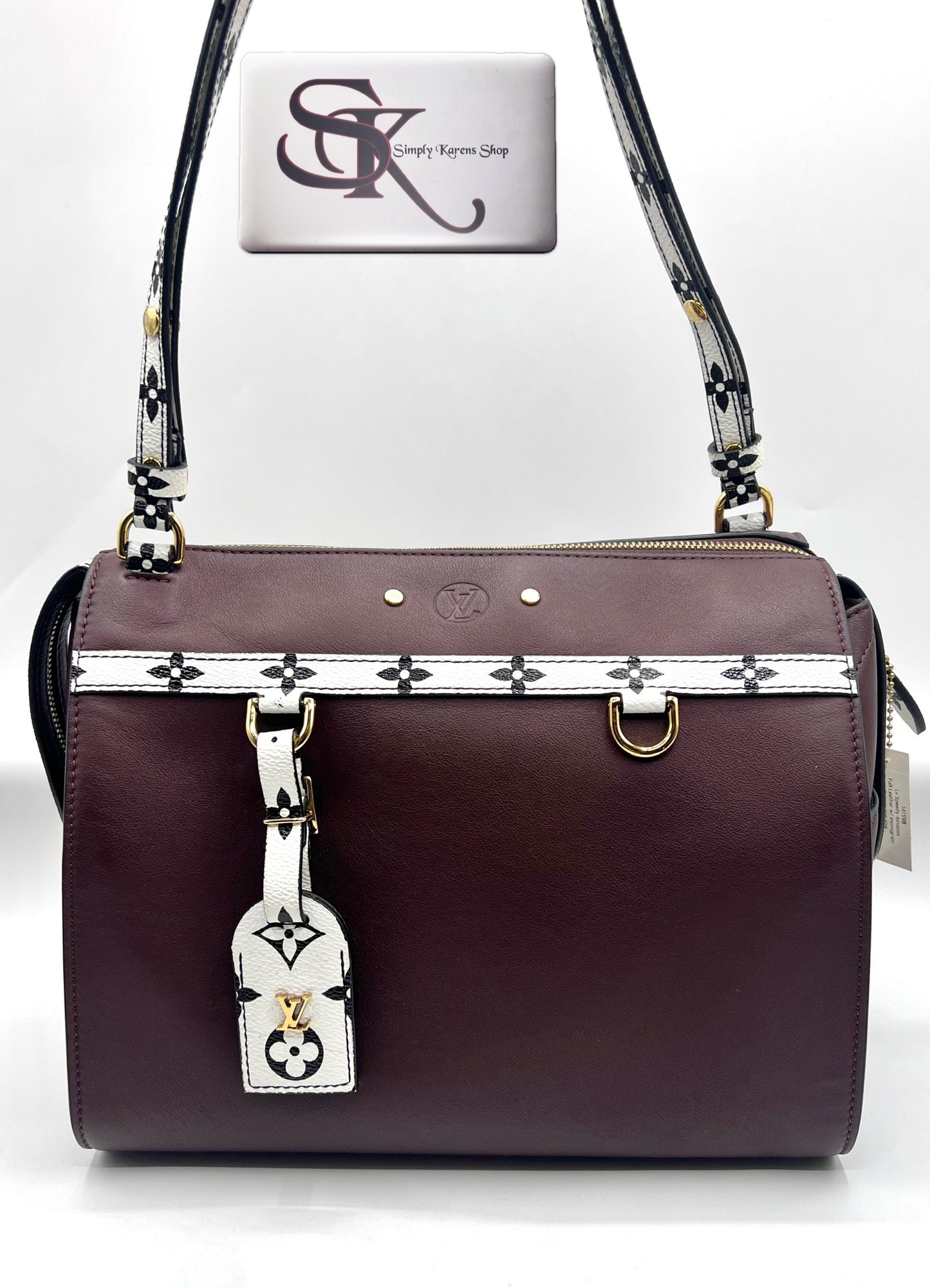 Lv Speedy Amazon full leather bag with monogramcanvas mm size     (🇵🇭P80,840)