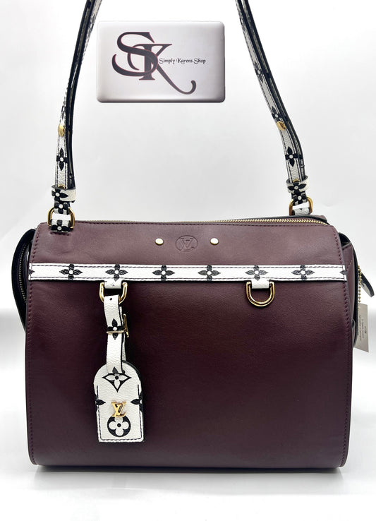 Lv Speedy Amazon full leather bag with monogramcanvas mm size     (🇵🇭P80,840)