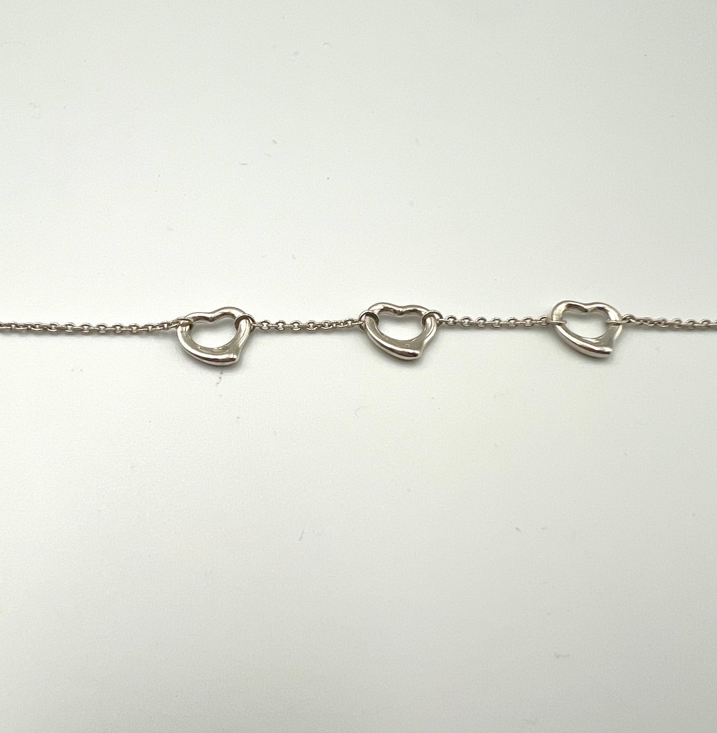 Tiffany & Co Elsa Peretti Open Heart Silver 925 Bracelet 17.5cm (🇵🇭P11,180)