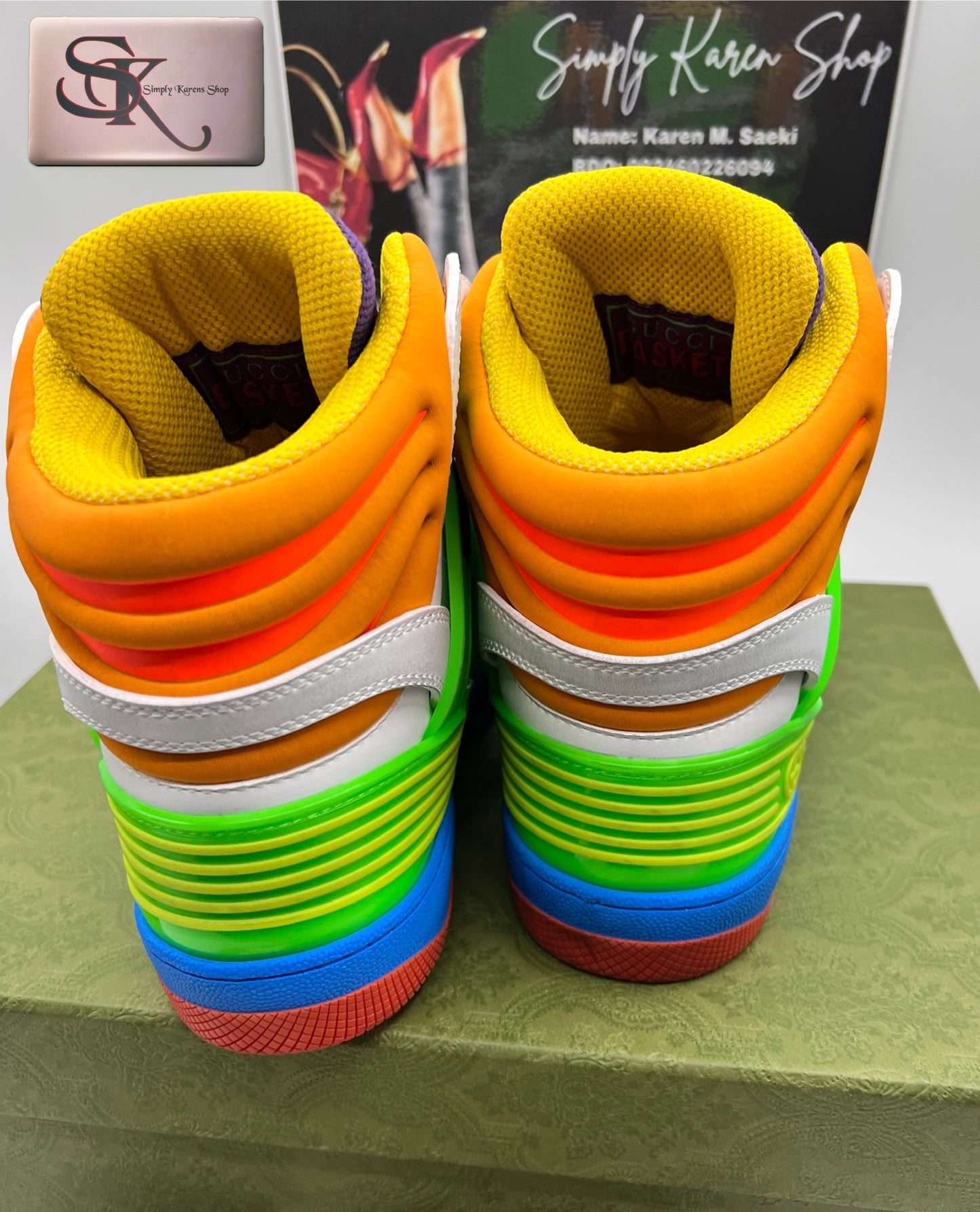 Gucci Basket High-top Sneakers Size 7 or 40 Mens size (🇵🇭P18,920)