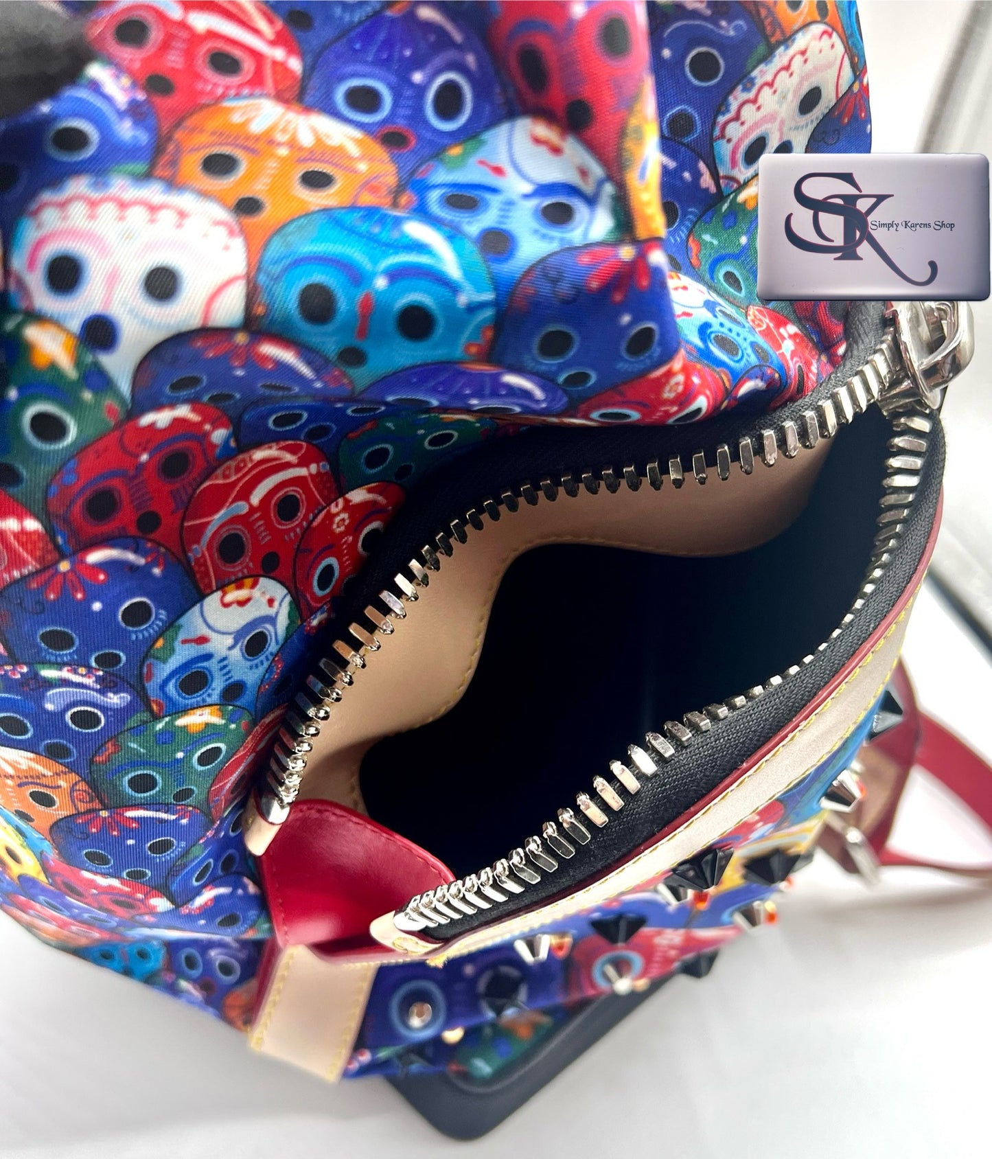 Christian Louboutin Explorer Punk Back Pack Octopus Motif