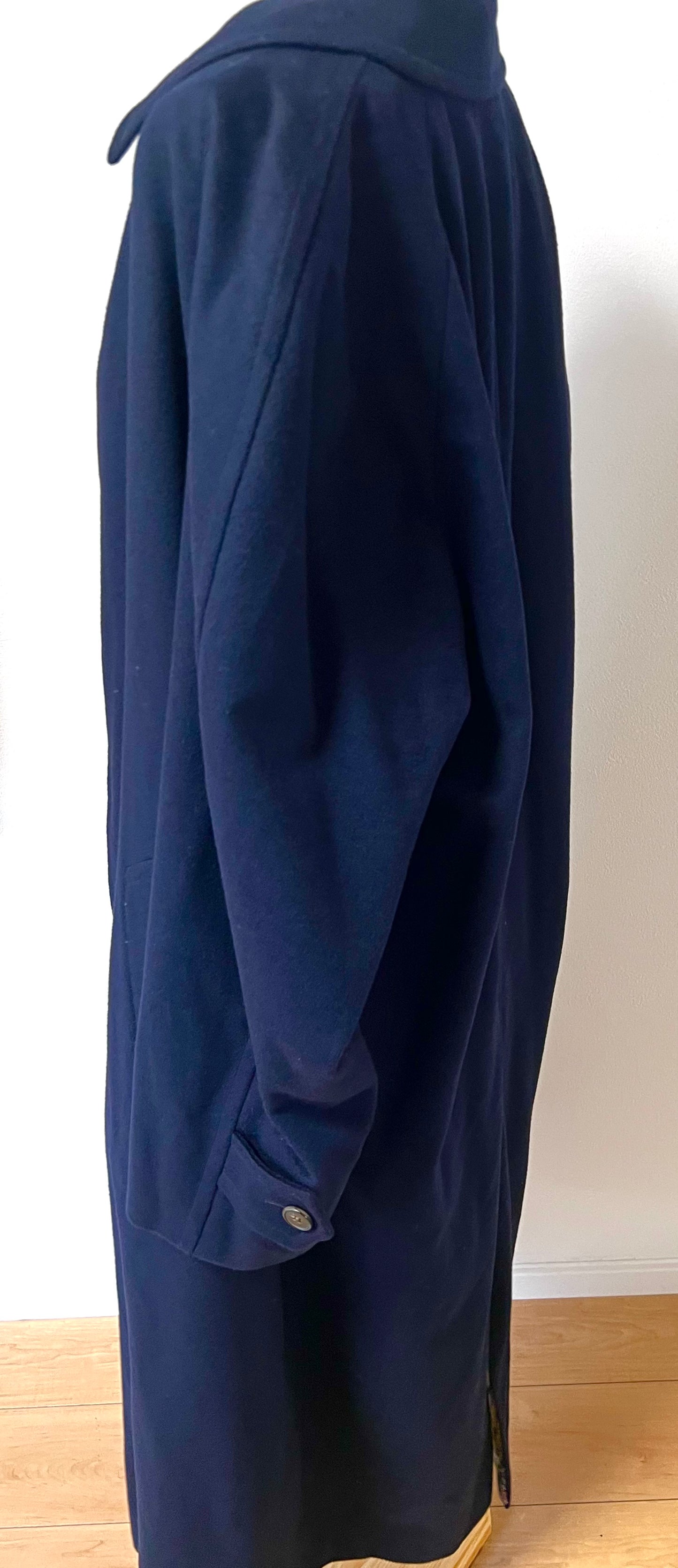 Hermes Navy Blue Long Trench Coat XL size   (🇵🇭P27,520)