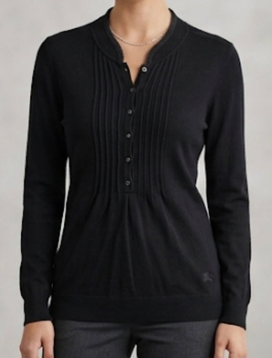 Burberry London Black Knitted Long Sleeves Size 2 (🇵🇭P6,020)