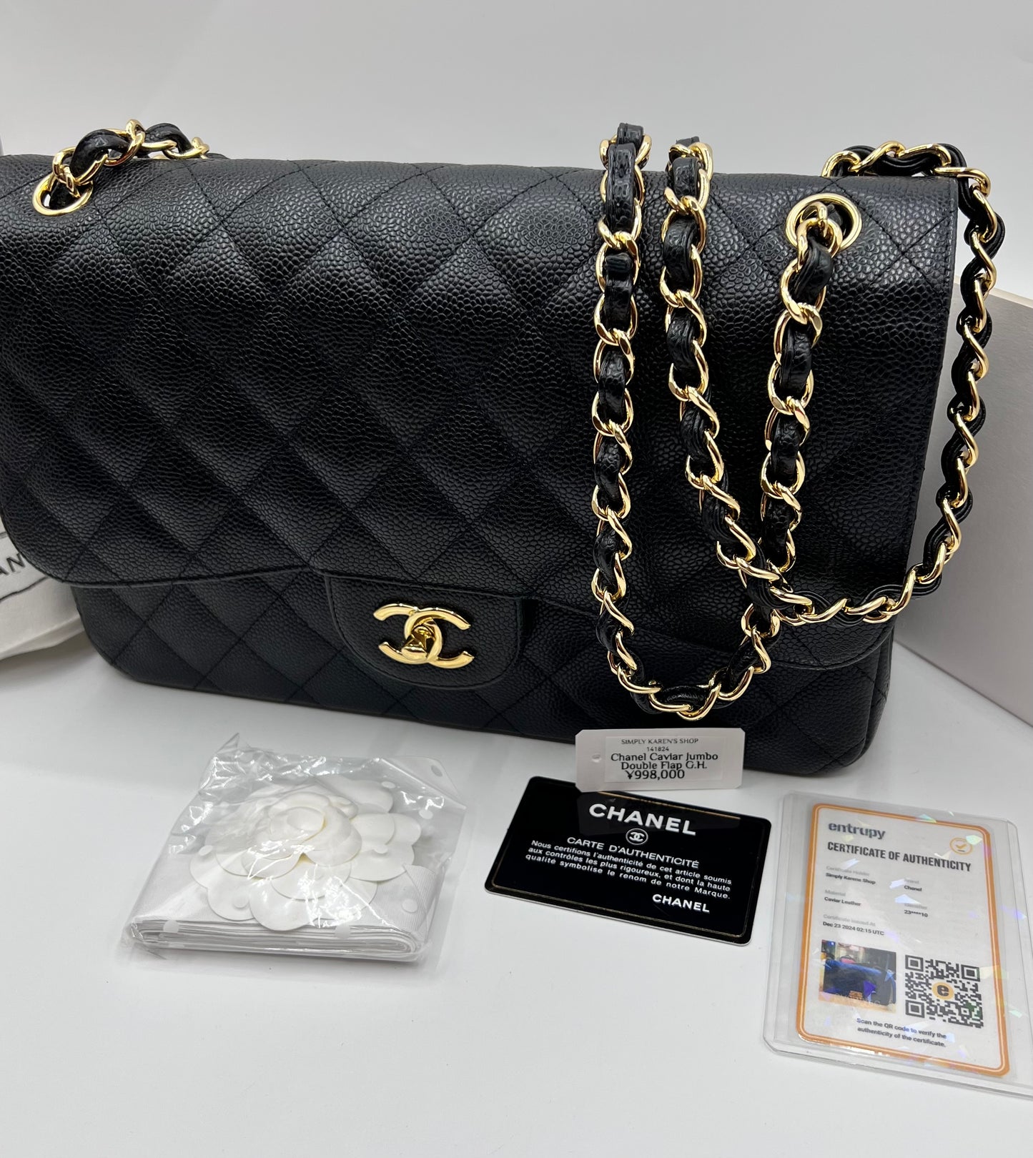 Chanel Caviar Jumbo Double Flap