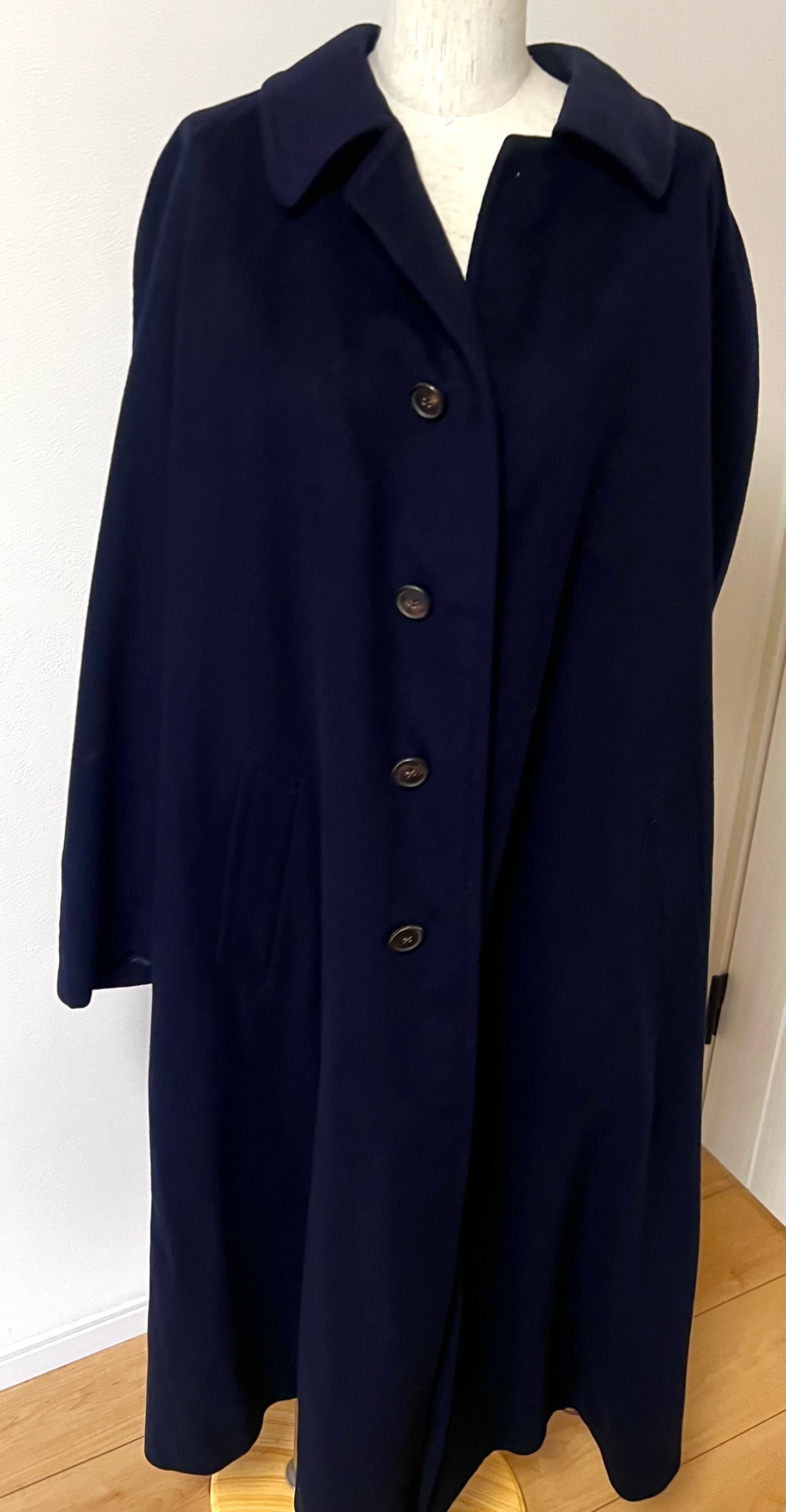 Hermes Navy Blue Long Trench Coat XL size   (🇵🇭P27,520)