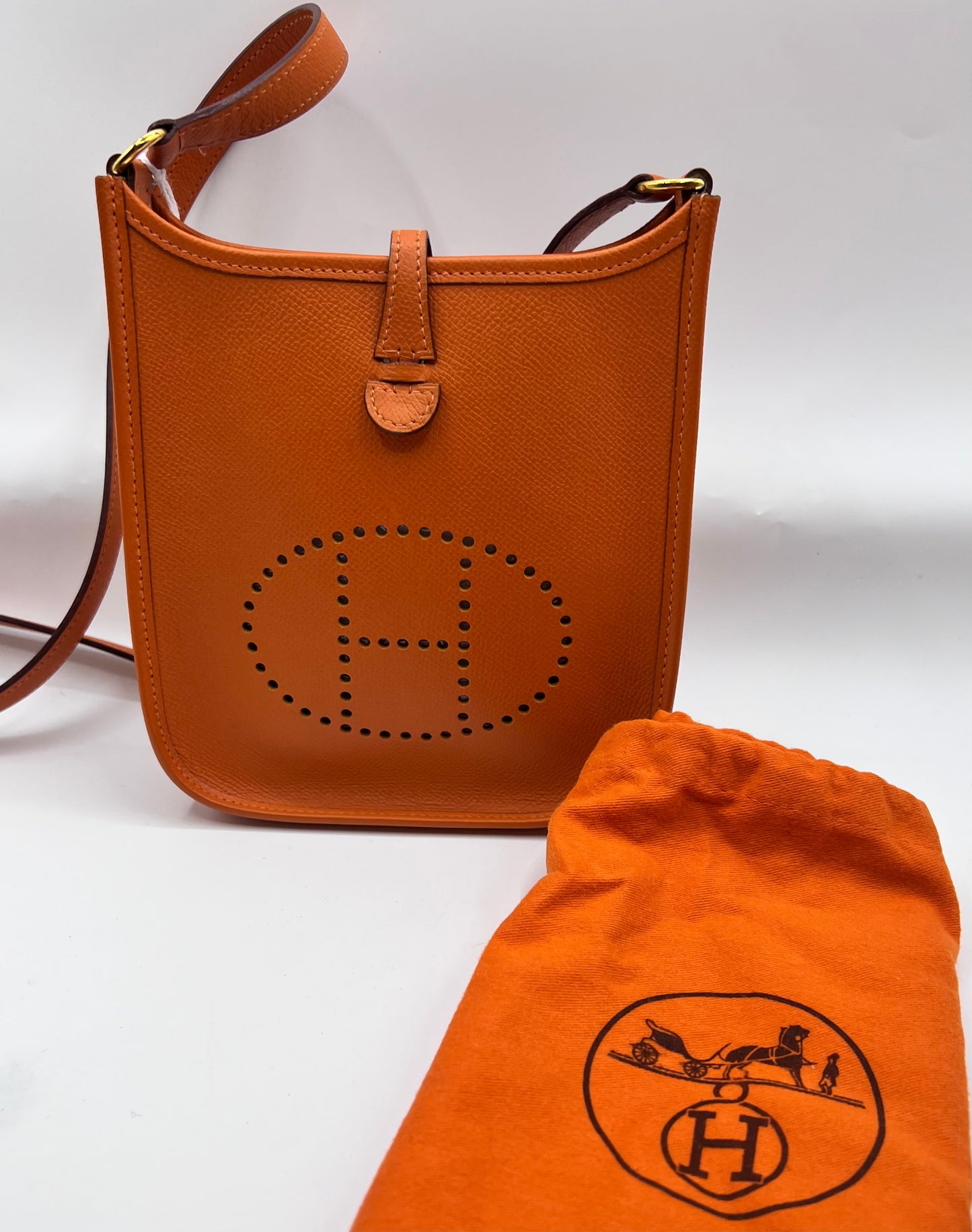 Hermes Evelyn TPM Epson Square H Stamp Yr 2004