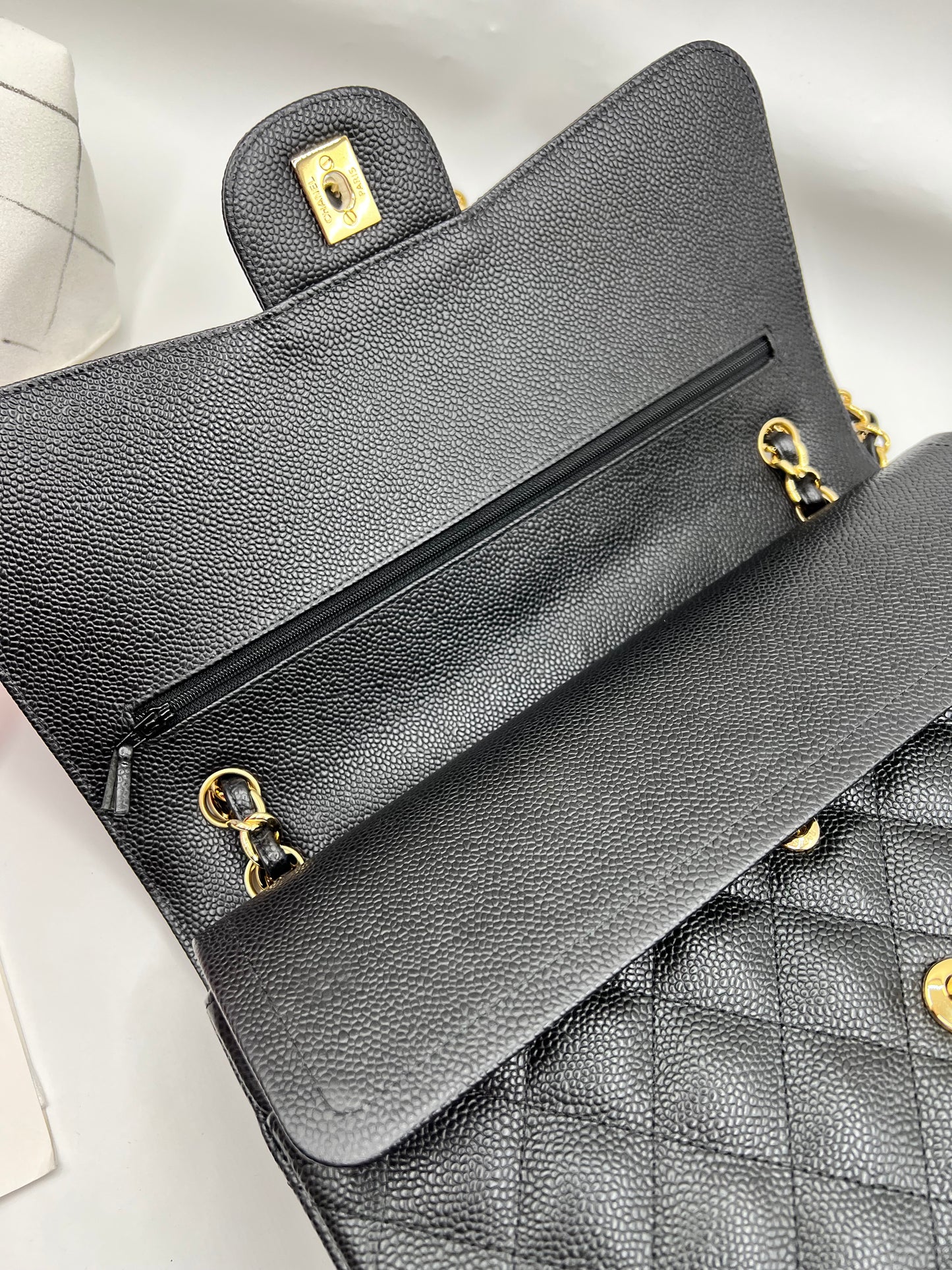 Chanel Caviar Jumbo Double Flap