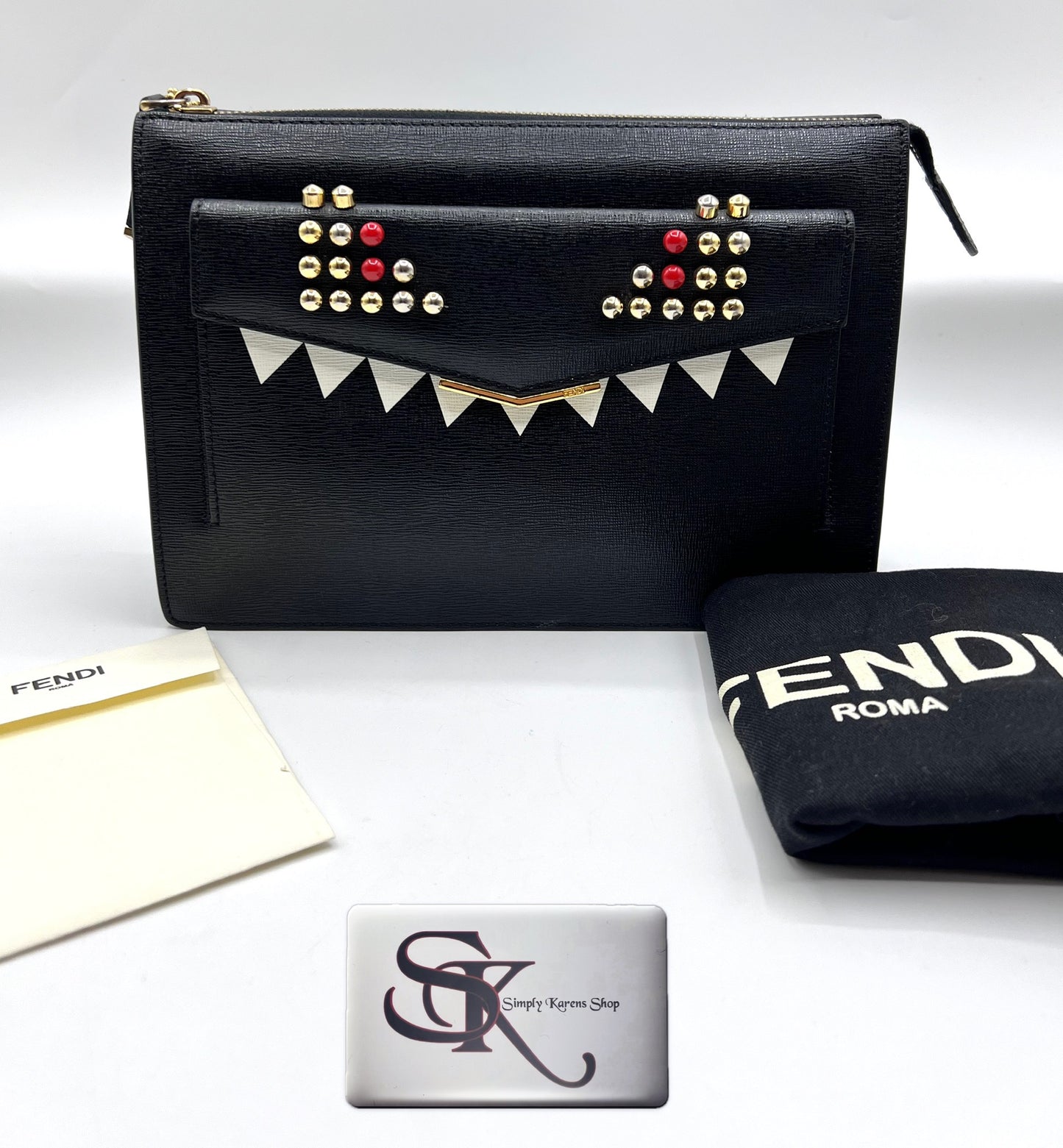 Fendi Monster Studded Crossbody Bag (🇵🇭P38,270)
