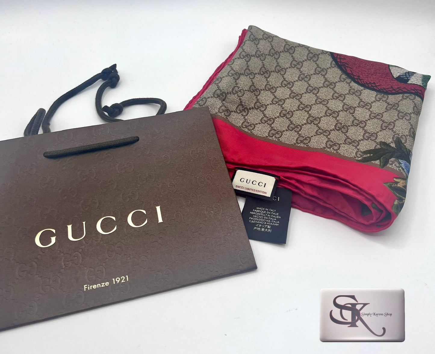 Gucci Silk Scarf 90 x 90