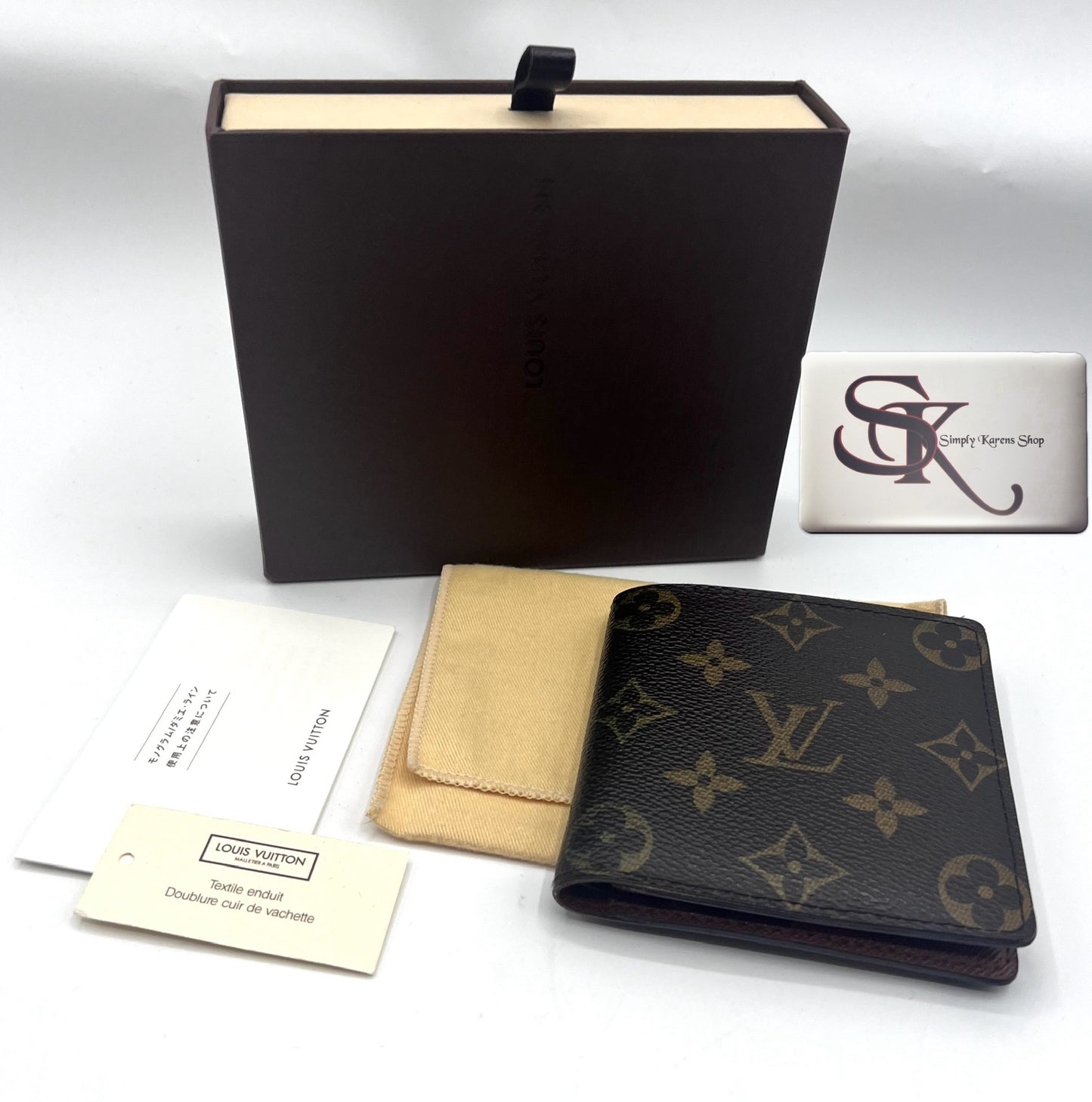 Lv Monogram Mens Short Wallet     (🇵🇭P14,620)