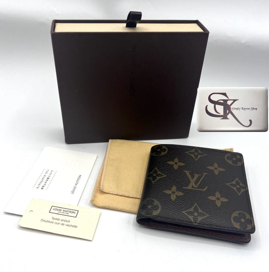 Lv Monogram Mens Short Wallet     (🇵🇭P14,620)