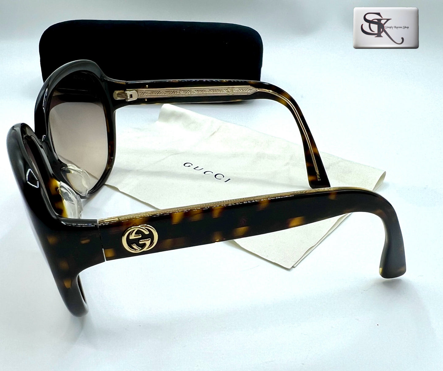 Gucci GG0080SK Oversize Sunglass Size Small to Medium 61-17-130