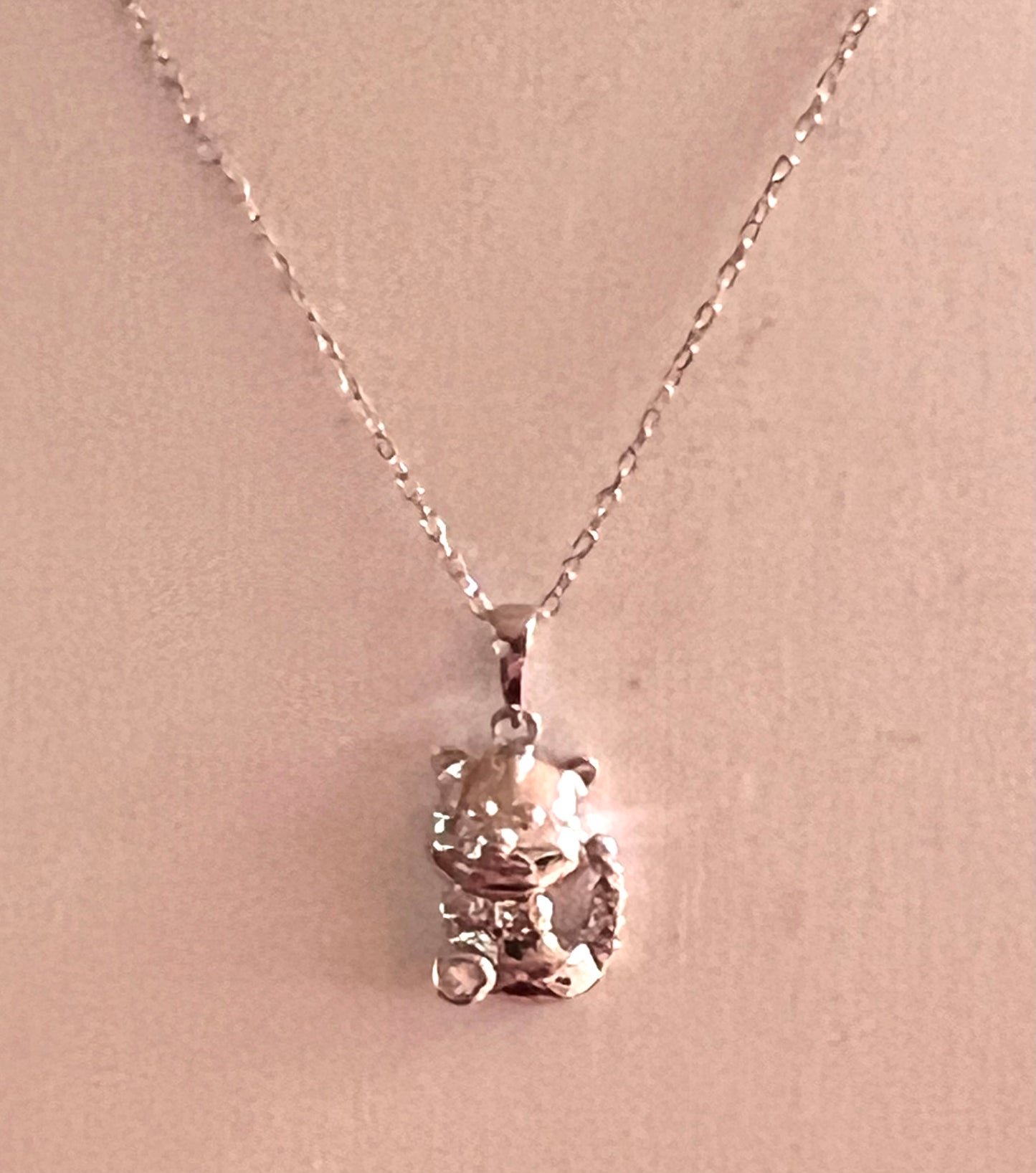 K10 wg Necklace D- 0.2ct 1.8g 40cm