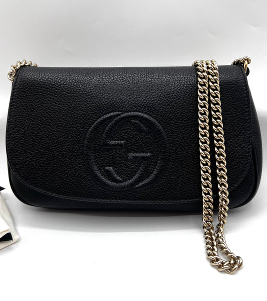 Gucci Soho Flap Chain Shoulder Bag (🇵🇭P50,740)