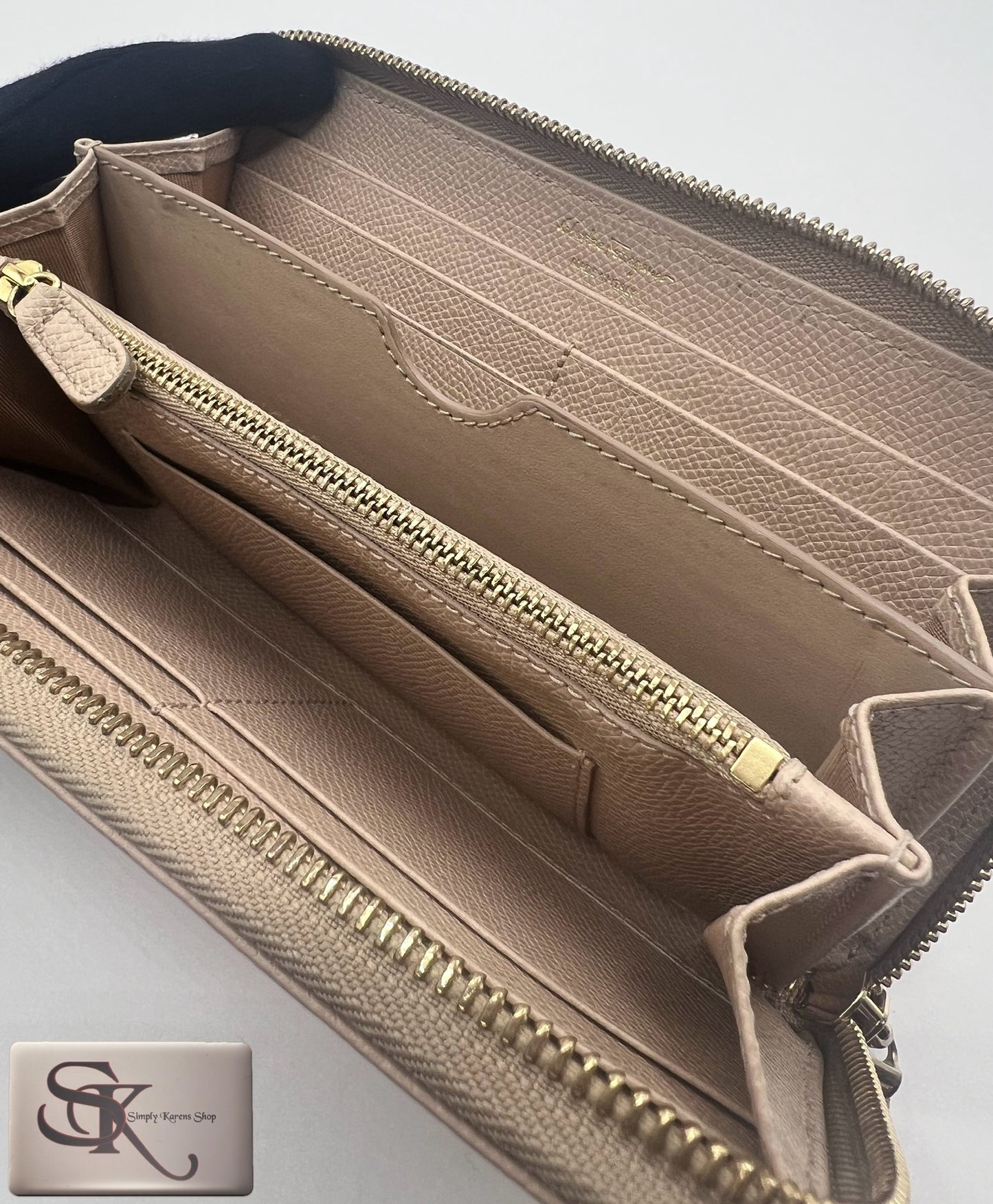 Salvatore Ferragamo zip around wallet