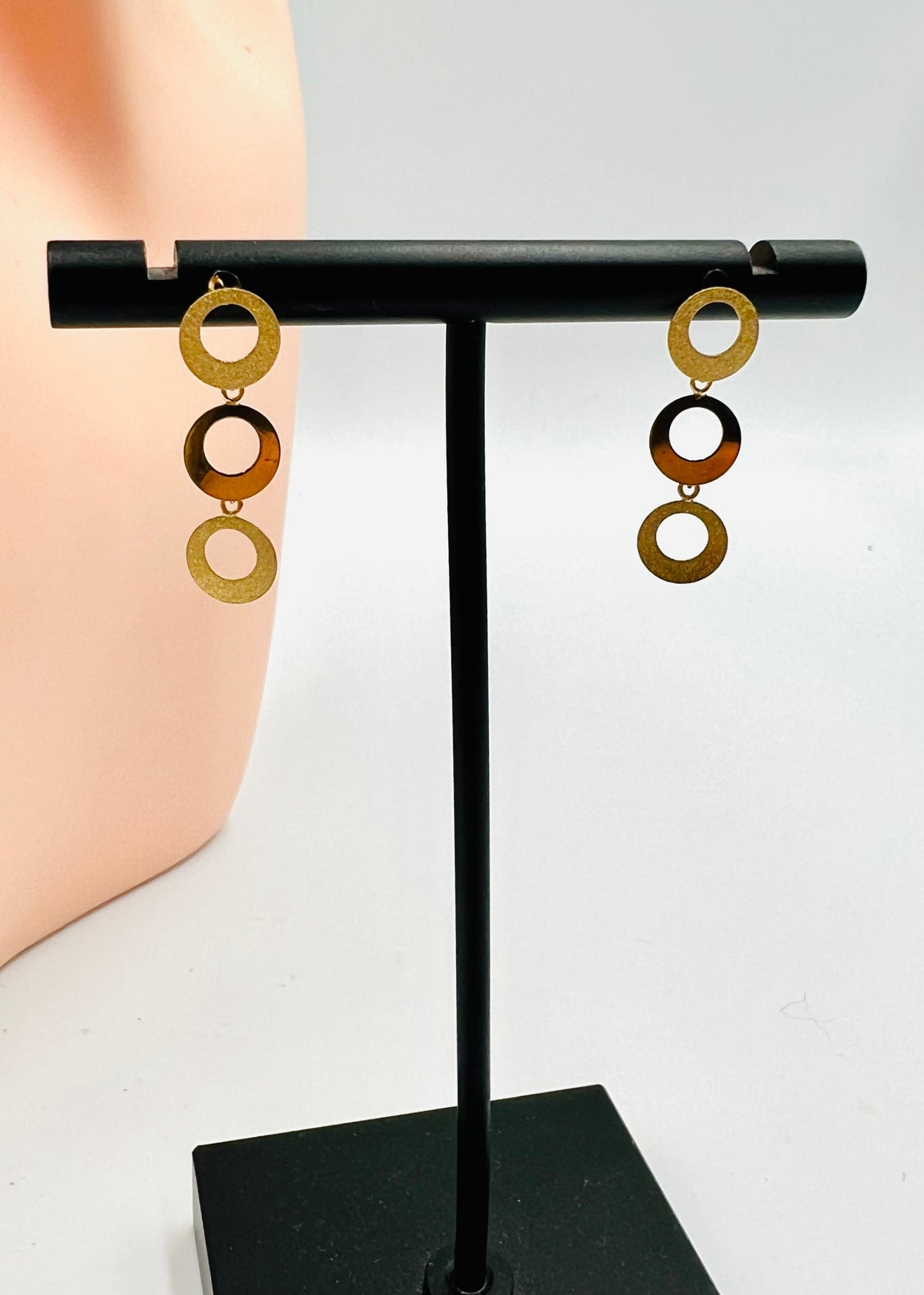 K18 Yg Design Drop Earings 1.2g (🇵🇭P13,200)