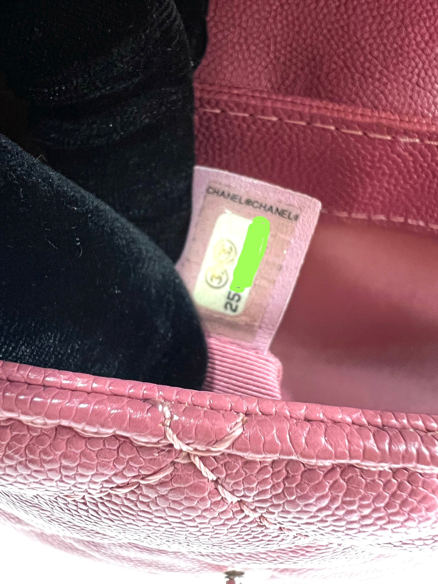 Chanel Pink Hue Caviar Mini Flap 2 way bag 25Series        (🇵🇭P189,200)