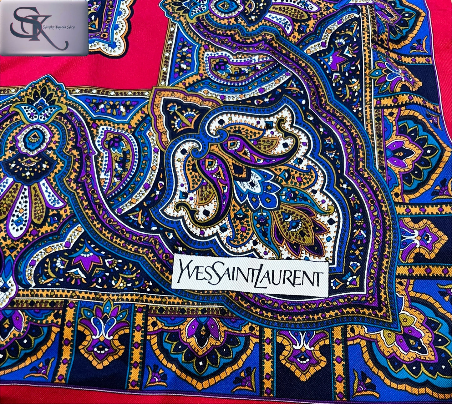 Ysl Silk Scarf