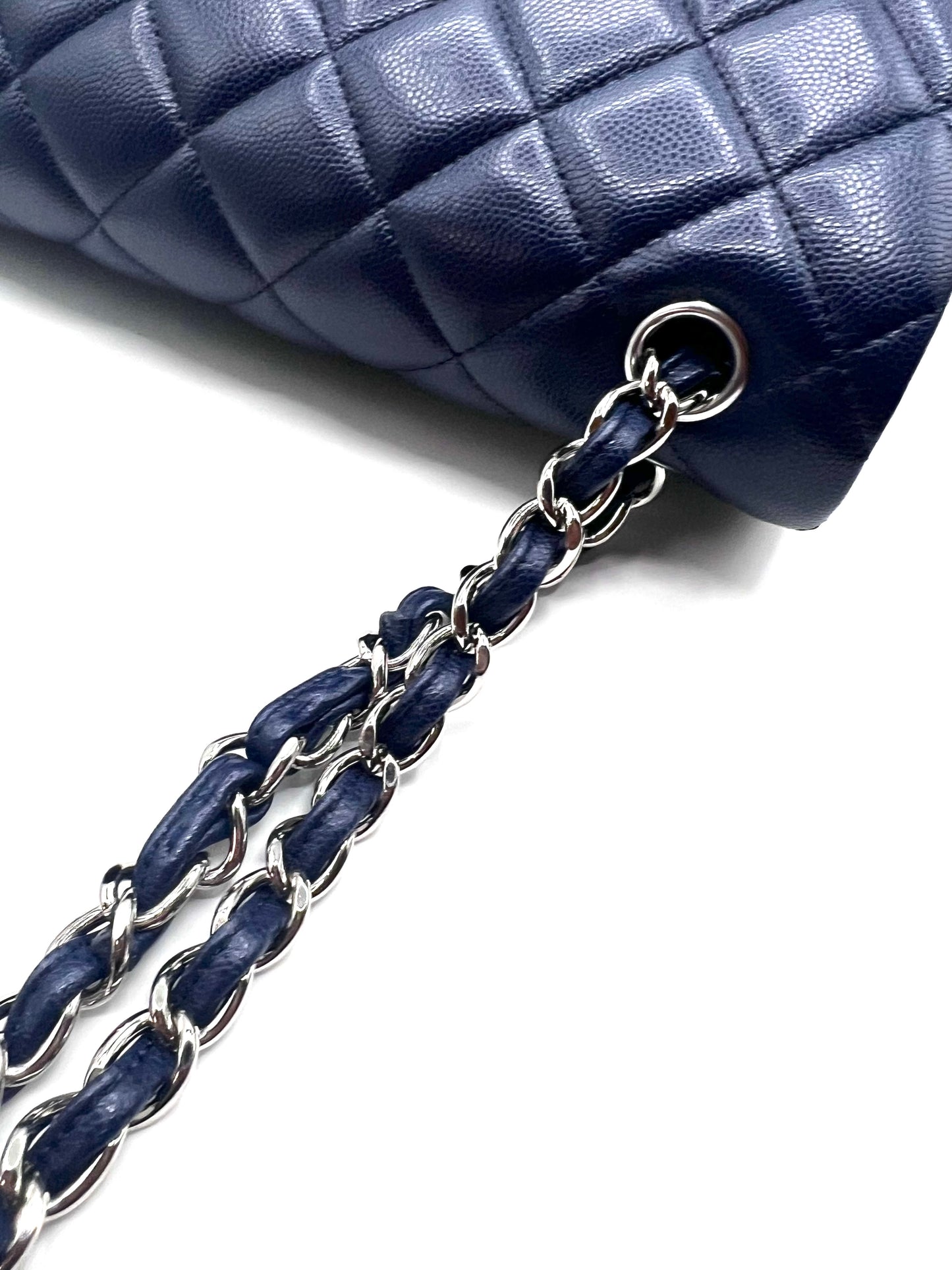 Chanel Jumbo Caviar Royal Blue Flap Chain  (🇵🇭P429,140)