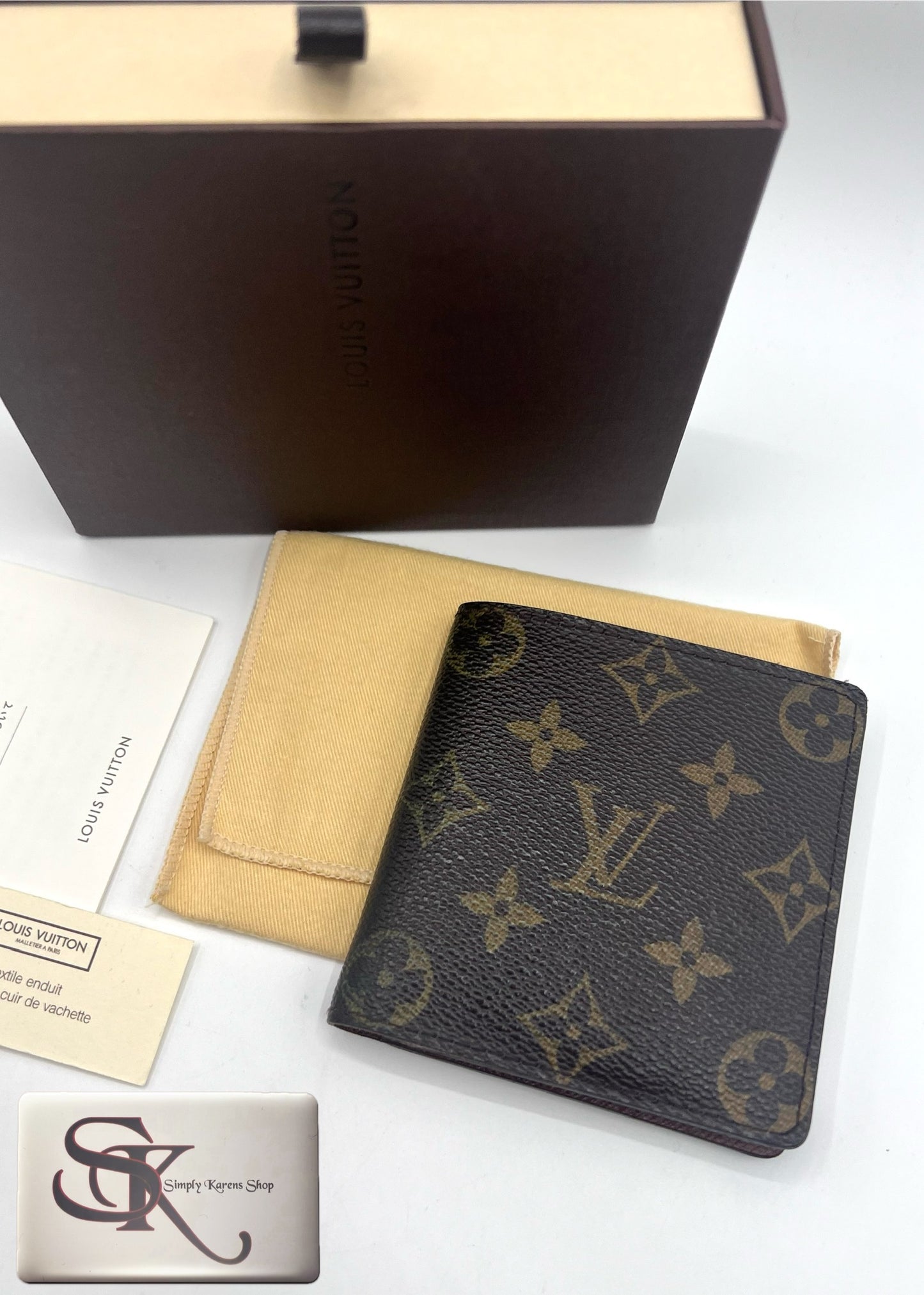 Lv Monogram Mens Short Wallet     (🇵🇭P14,620)