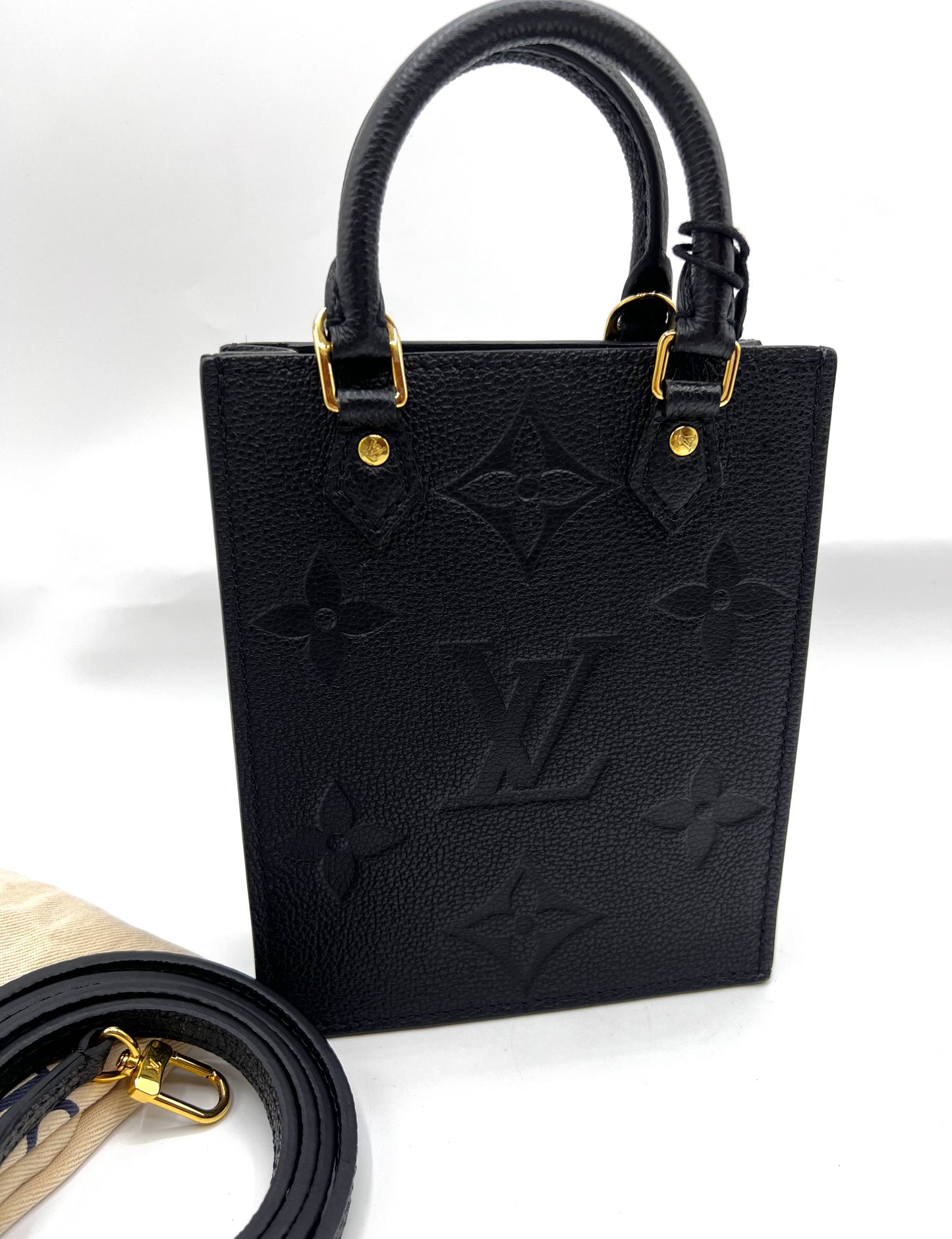 Louis Vuitton Black Empriente Mini Sac Plat Microchip 2 way bag (🇵🇭P76,540)
