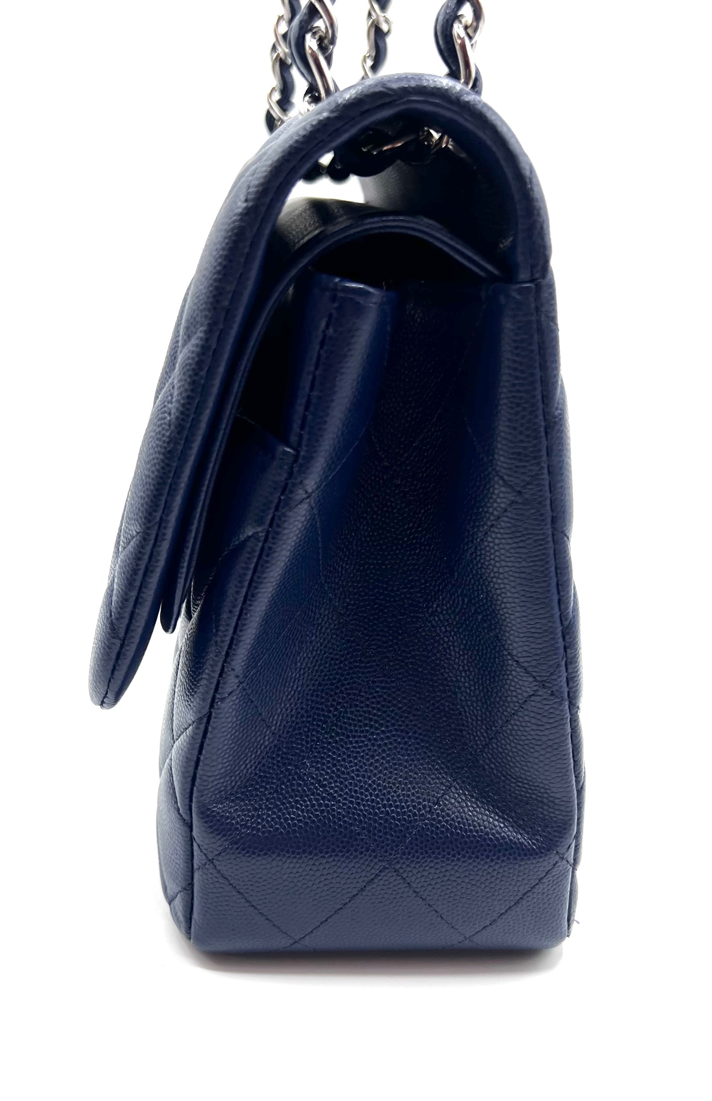 Chanel Jumbo Caviar Royal Blue Flap Chain  (🇵🇭P429,140)