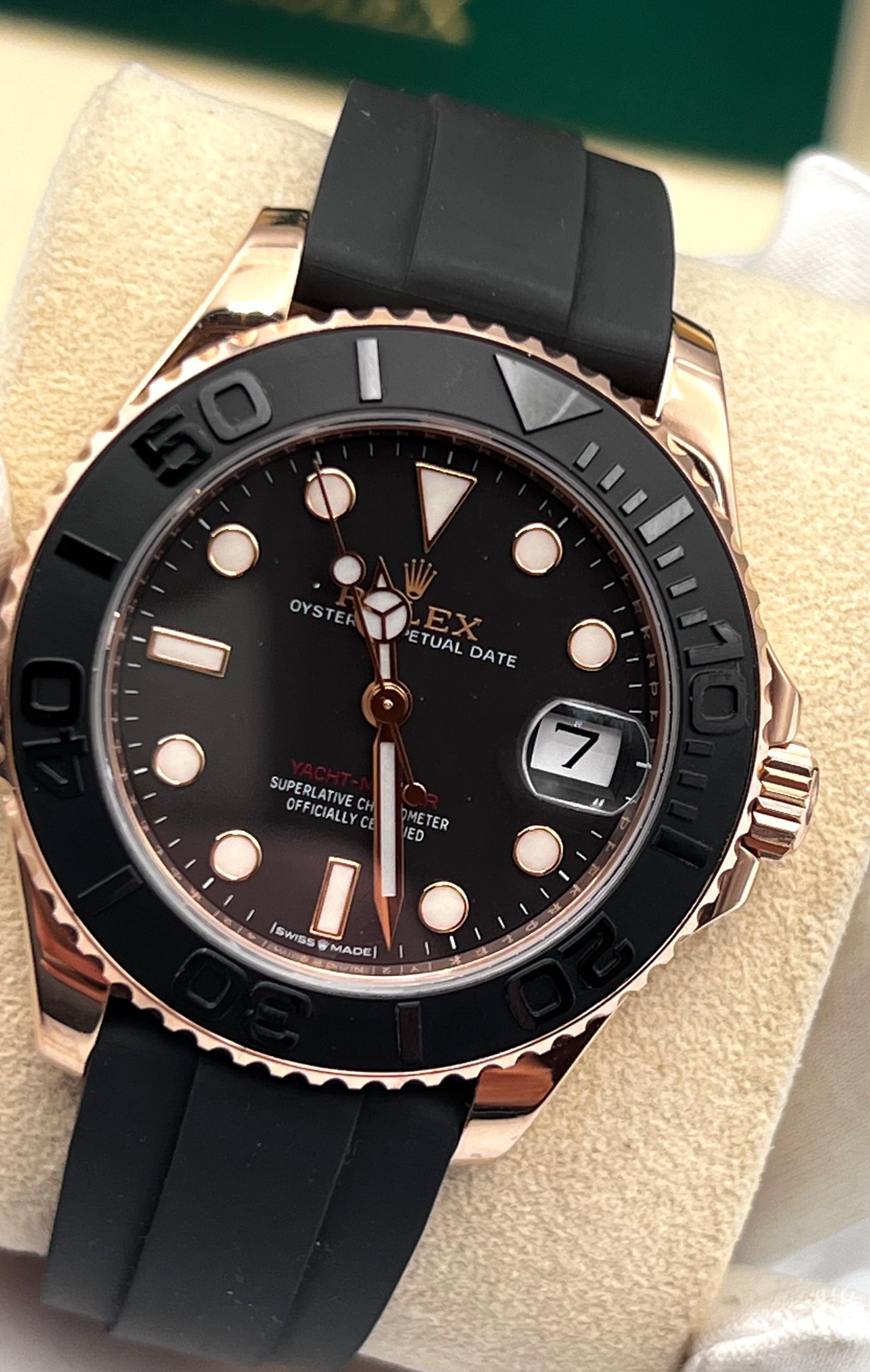 Rolex Yatch Master Oyster flex Rose Gold 40 mm 18cm Yr.2021 complete