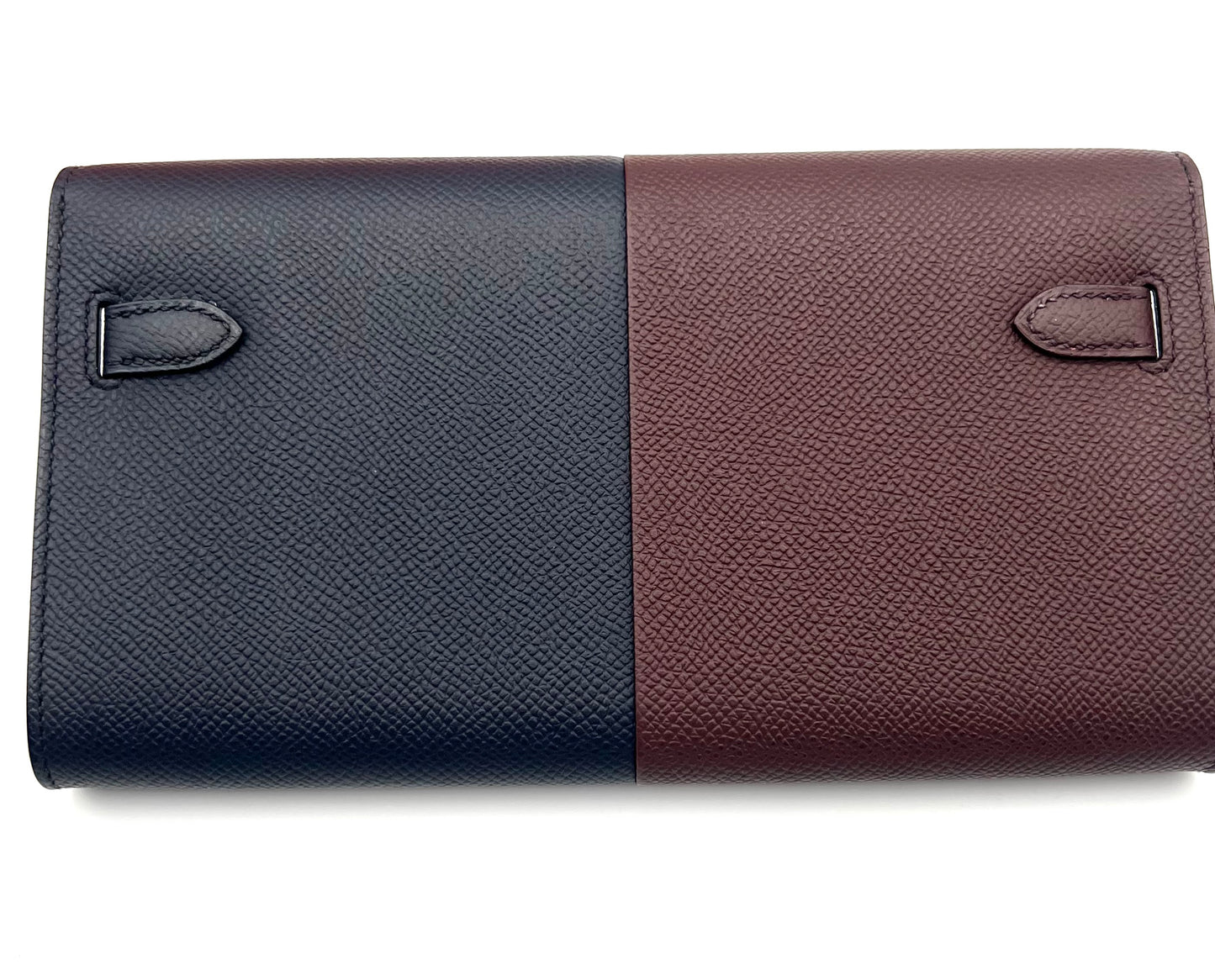 Hermes Kelly To Go Woc in Rouge Serie, Blue Indigo & Rose Texas Epson Leather Stamp B PHW                          (🇵🇭P425,700)