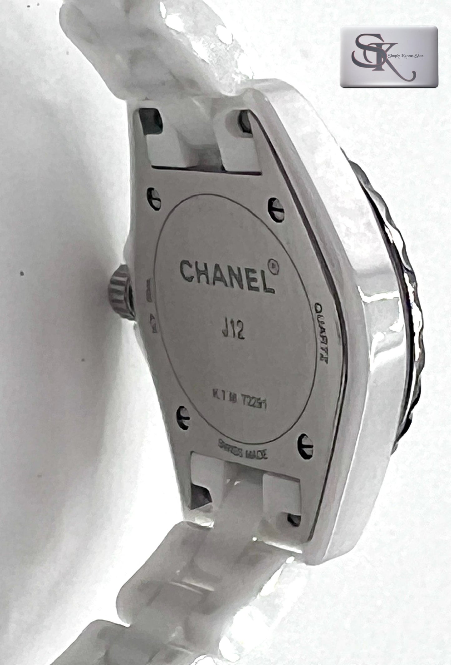 Chanel J12 w/8pcs Dia /shell dial/ Ceramic Strap 29mm