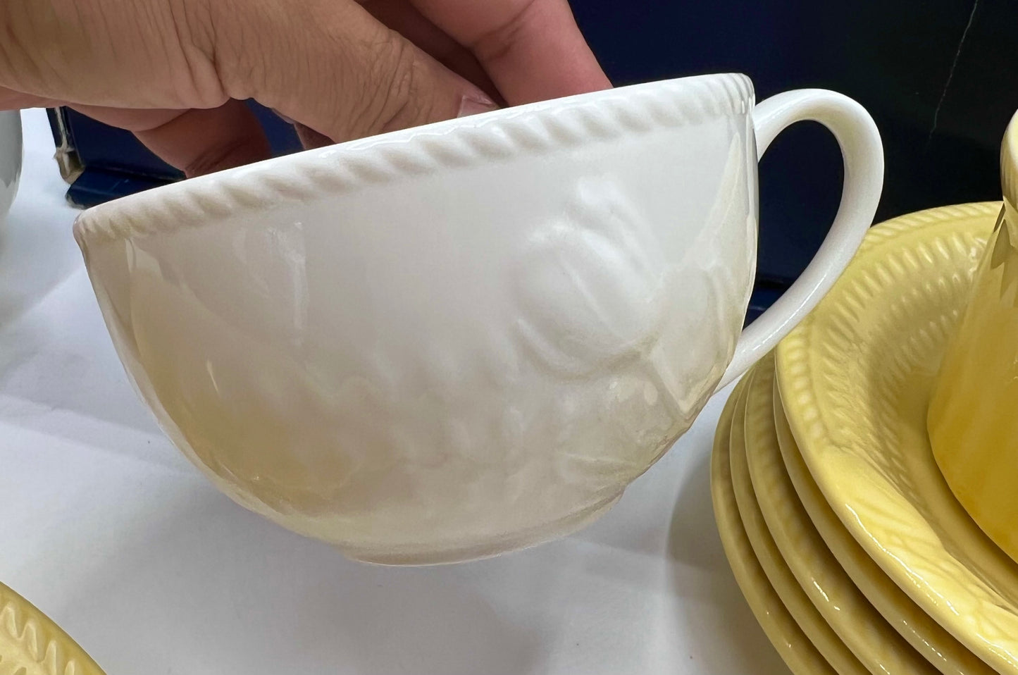 Givenchy Set 5 Cup, 5 Saucer, 5 Spoon, 1 Big Plate, 1 Small bowl   (🇵🇭P5,160)